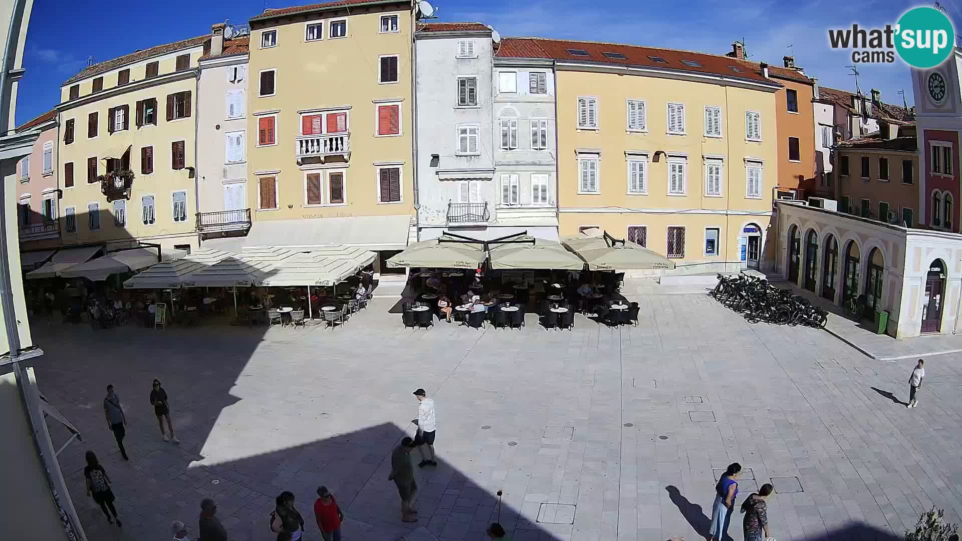 Webcam Rovinj Zentrum – Hauptplatz in Echtzeit