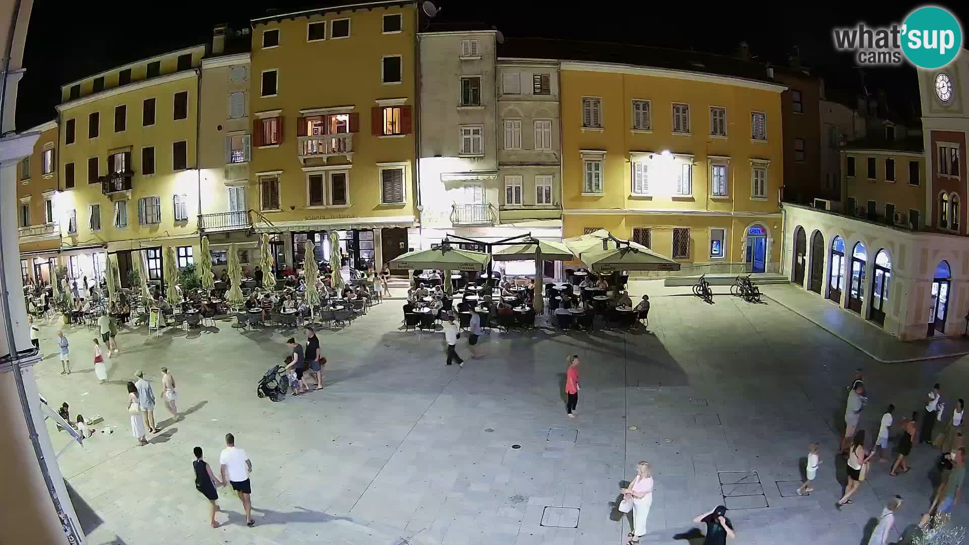 Webcam Rovinj Zentrum – Hauptplatz in Echtzeit