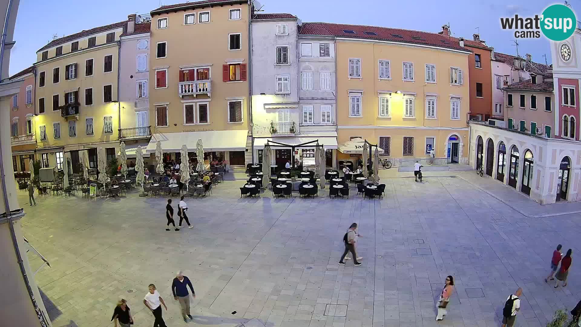 Webcam Rovinj Zentrum – Hauptplatz in Echtzeit
