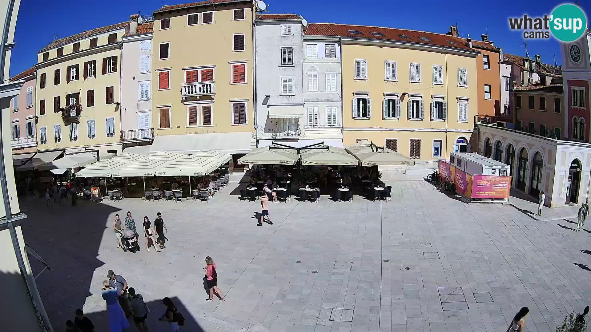 Webcam Rovinj Zentrum – Hauptplatz in Echtzeit