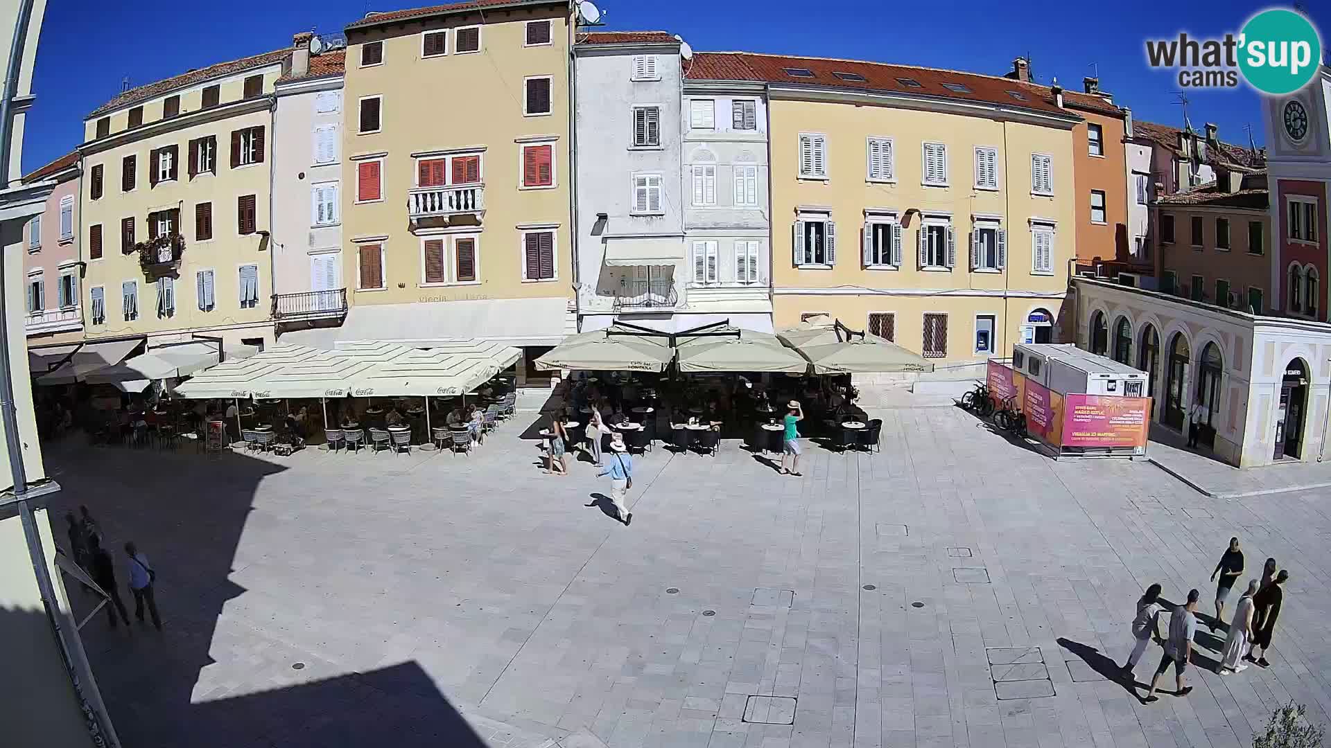Webcam Rovinj Zentrum – Hauptplatz in Echtzeit
