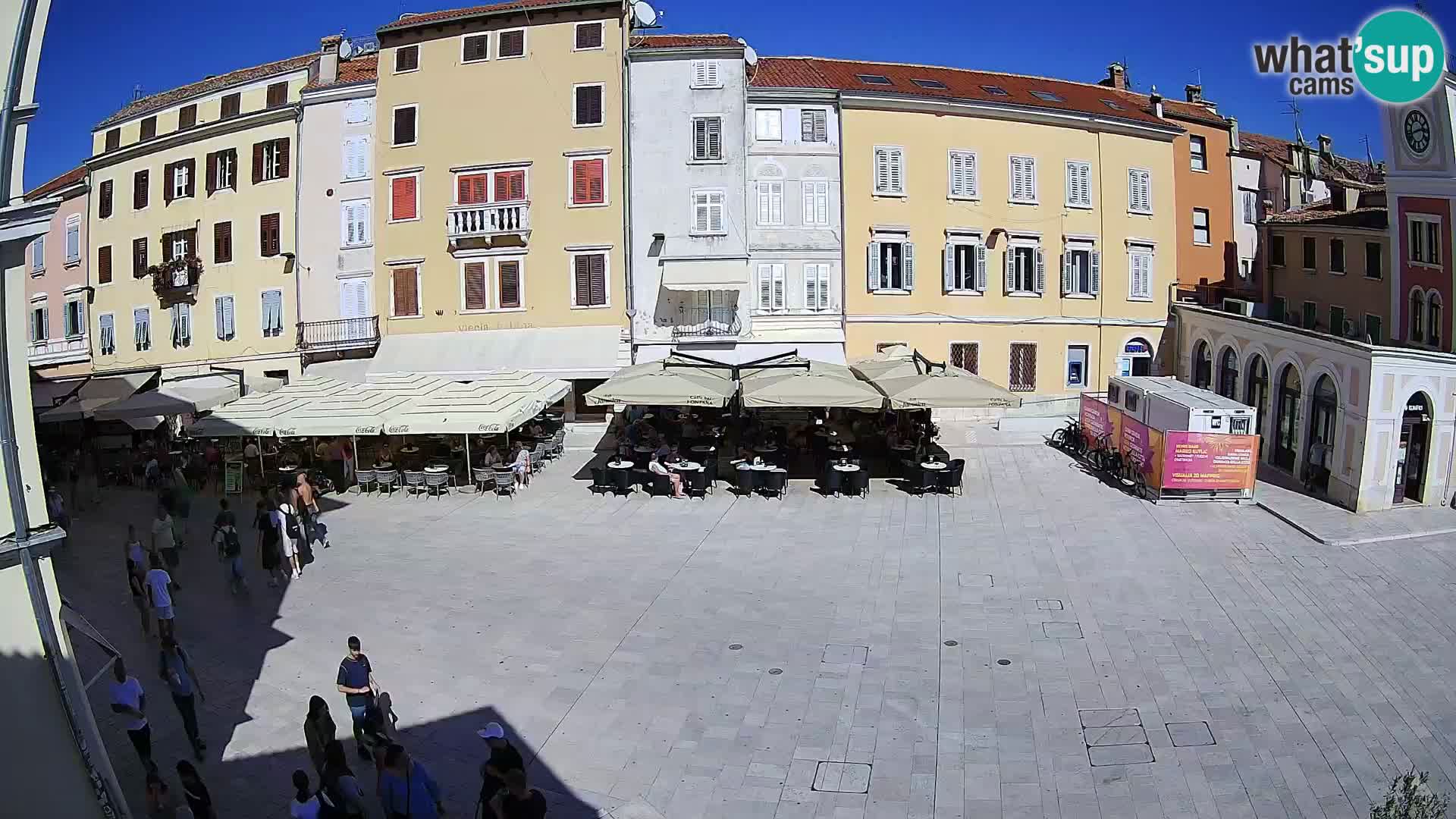 Webcam Rovinj Center – Plaza Principal