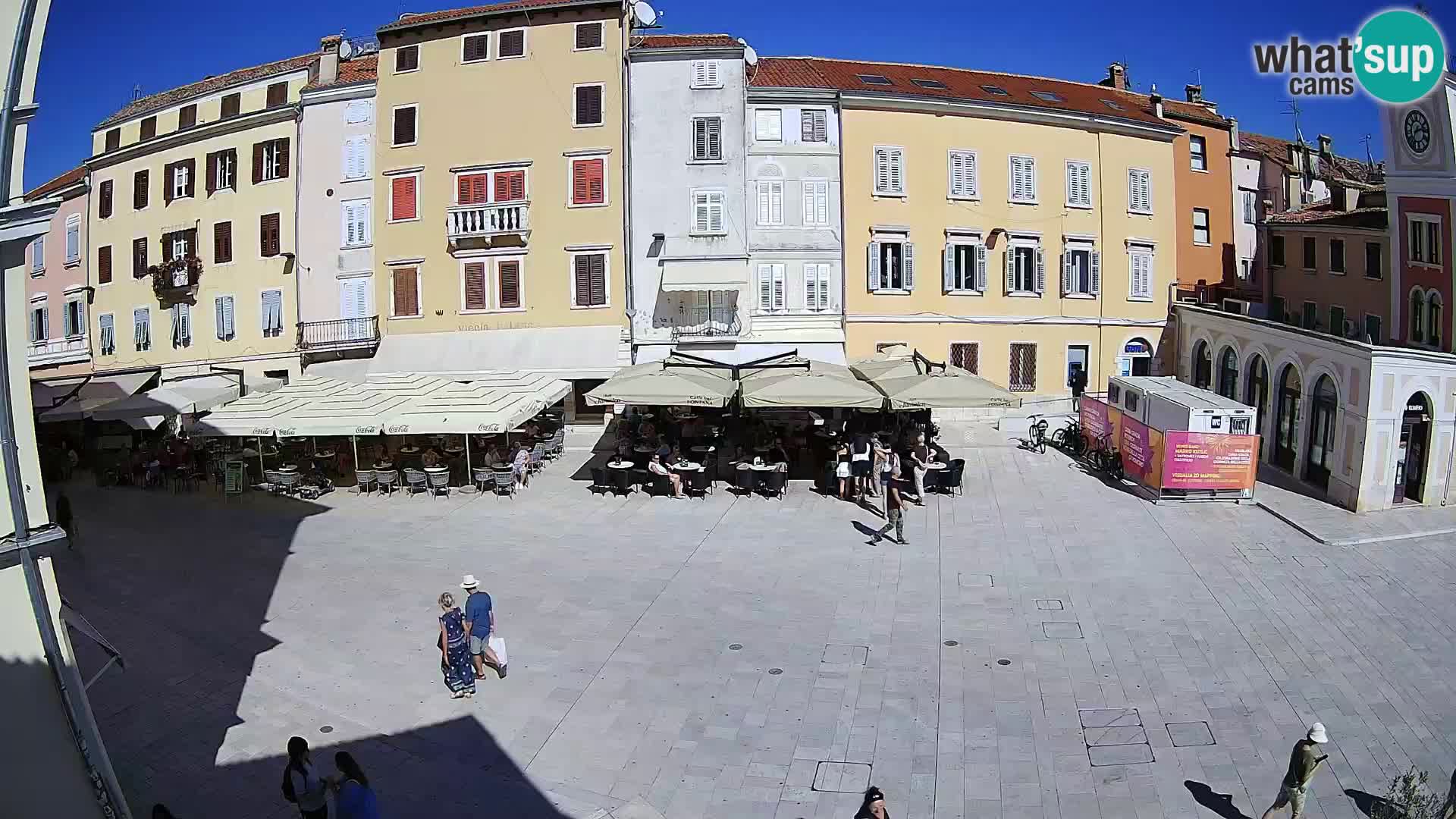 Webcam Rovinj Zentrum – Hauptplatz in Echtzeit