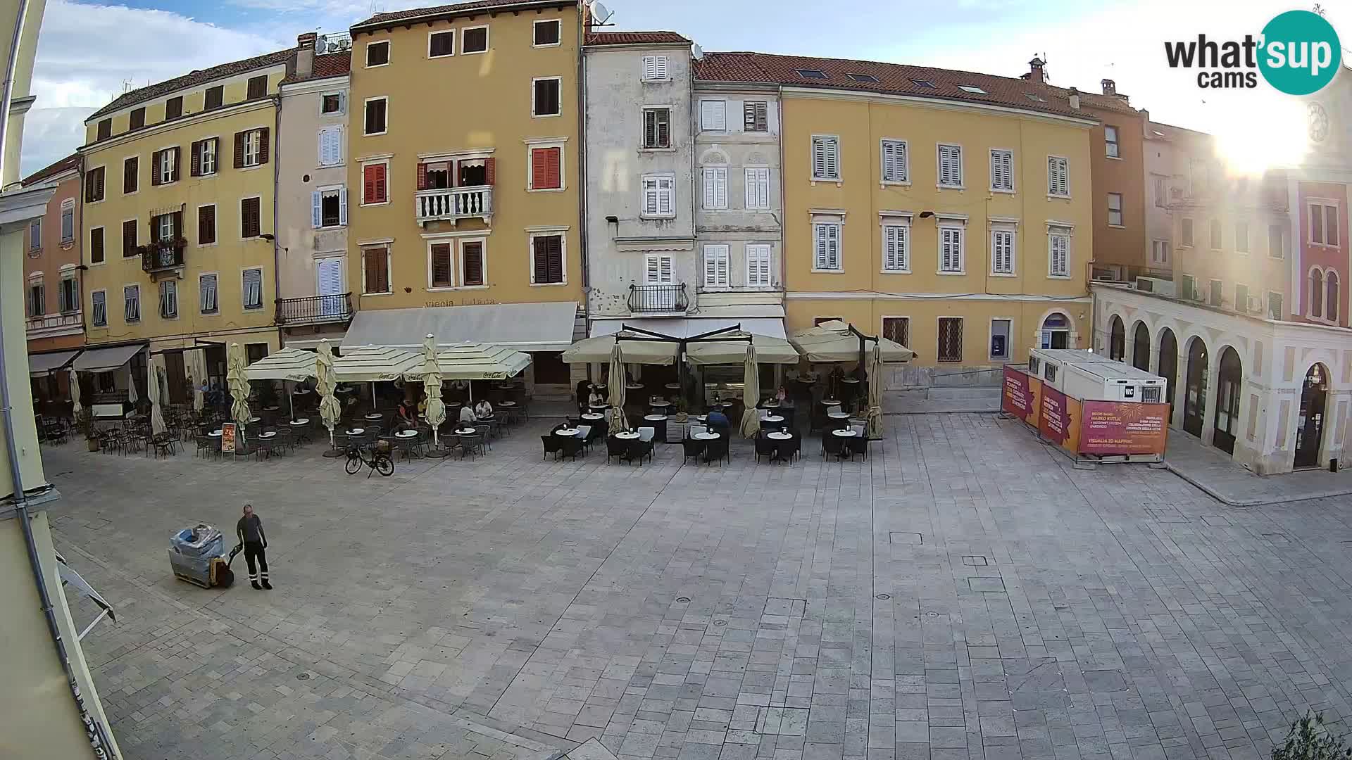 Webcam Rovinj Zentrum – Hauptplatz in Echtzeit