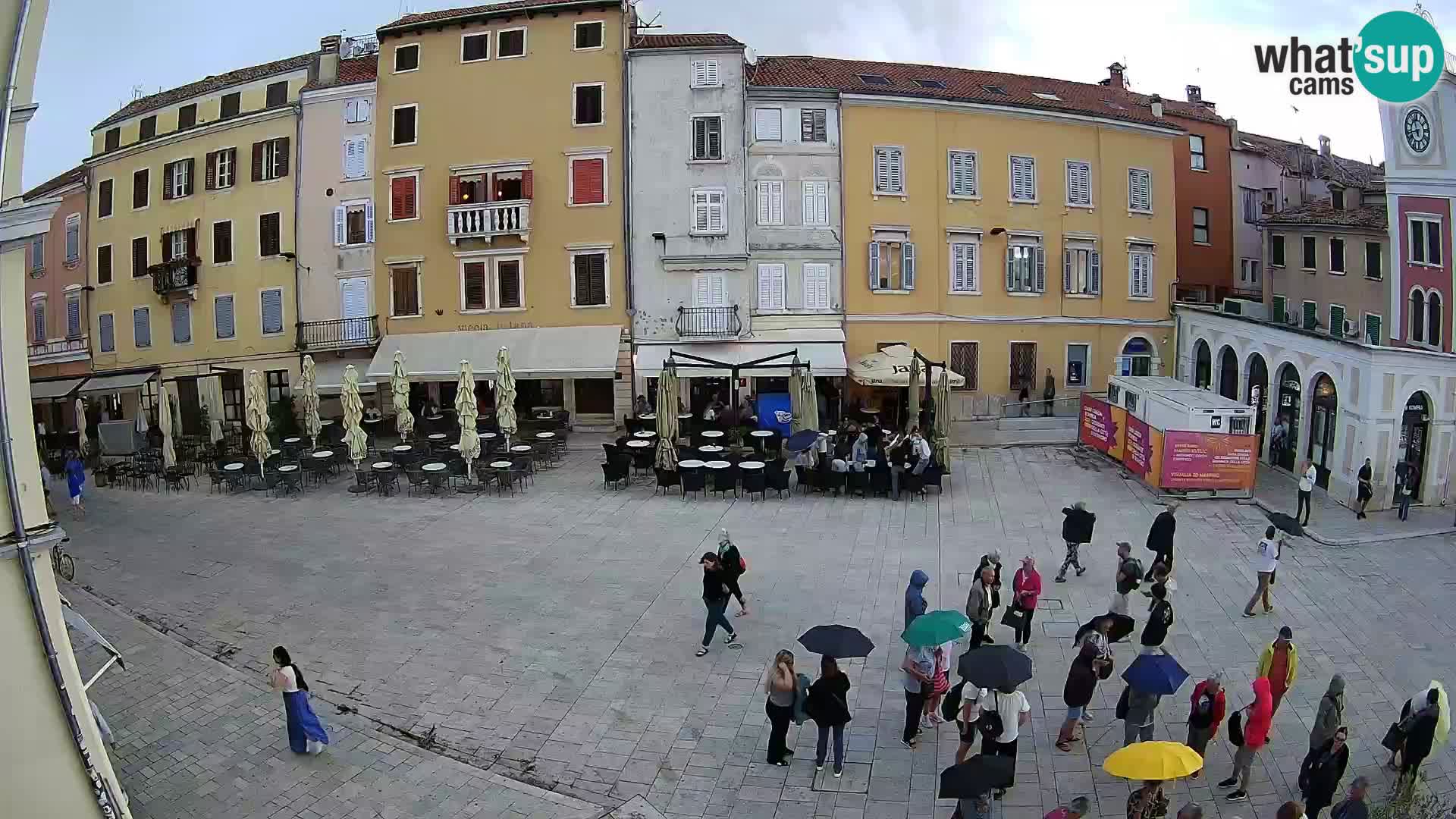 Webcam Rovinj Zentrum – Hauptplatz in Echtzeit