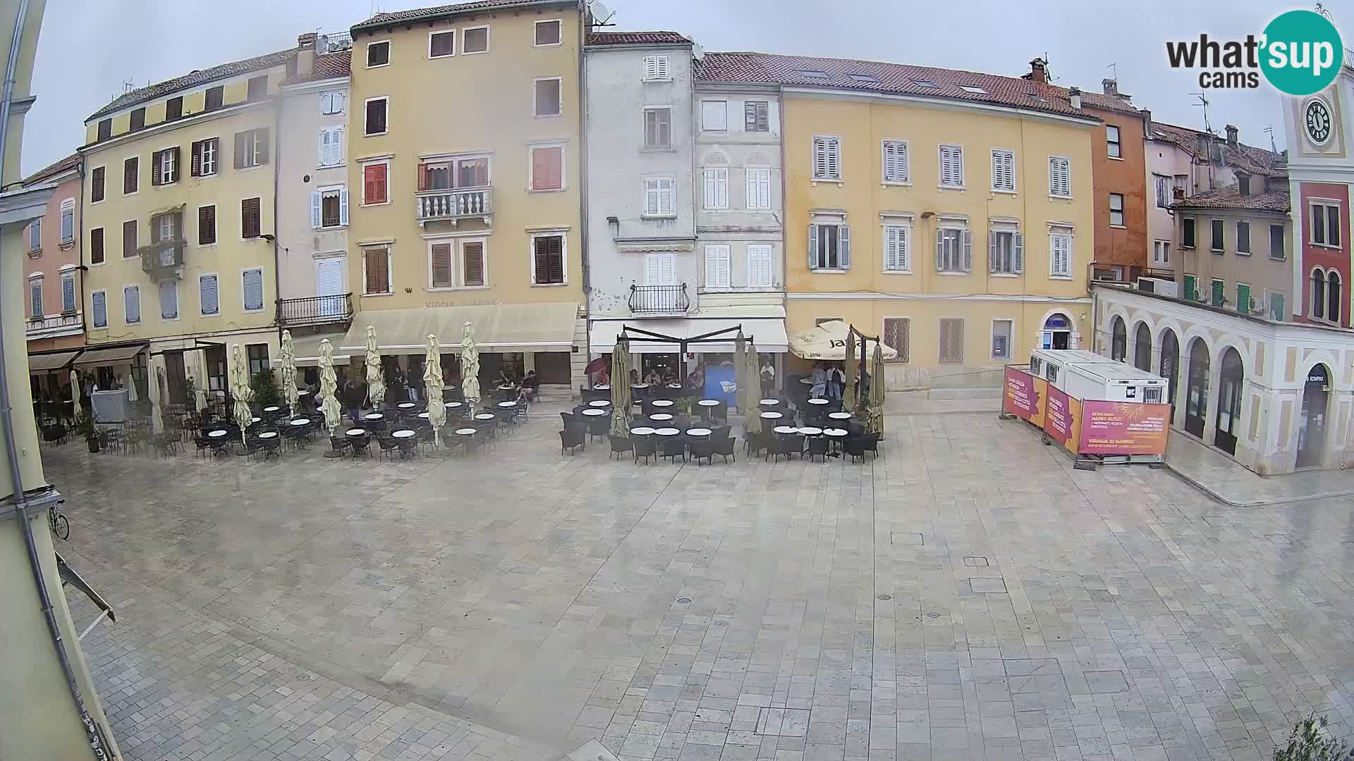 Webcam Rovinj Zentrum – Hauptplatz in Echtzeit