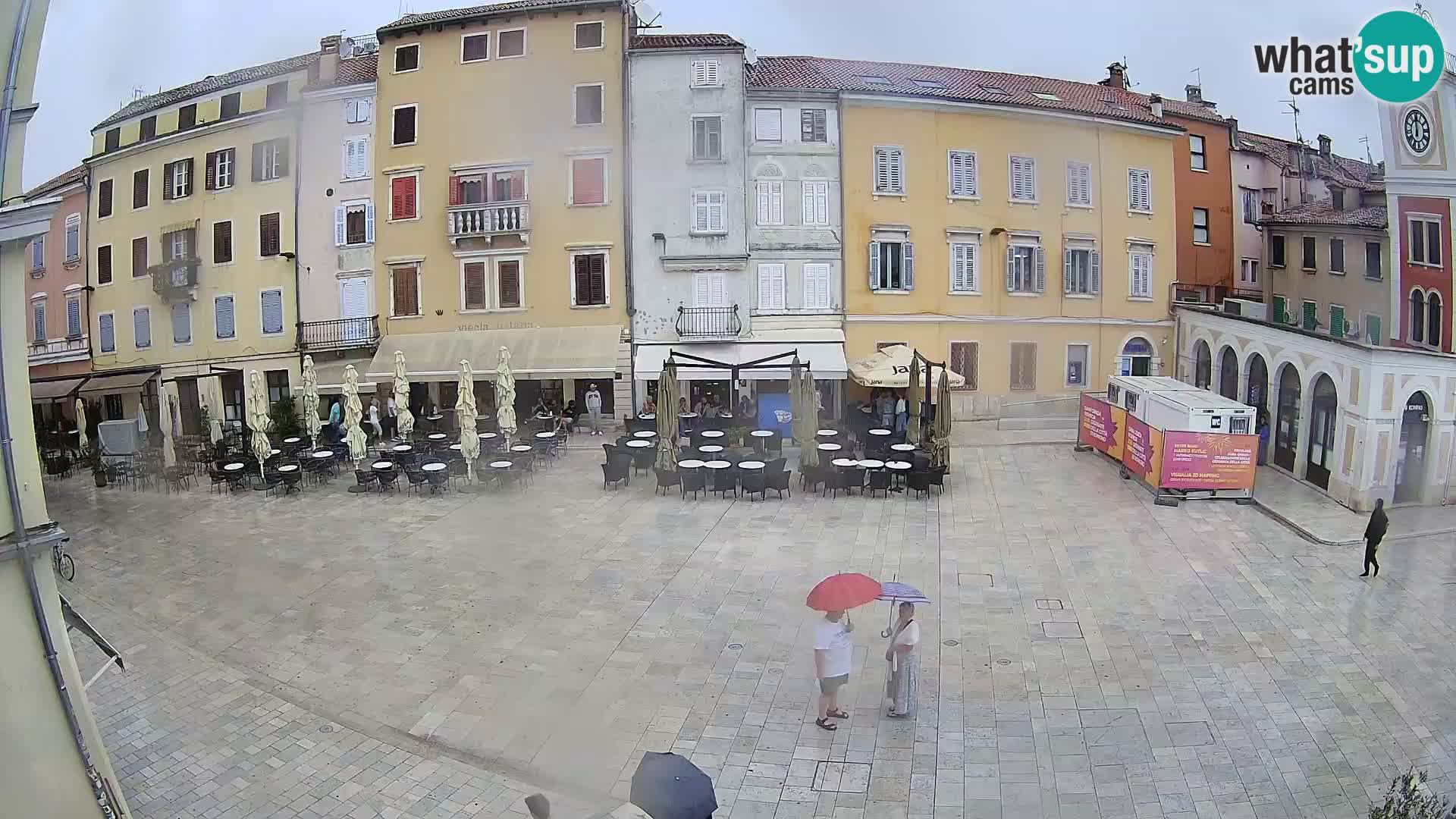 Webcam Rovinj Center – Plaza Principal