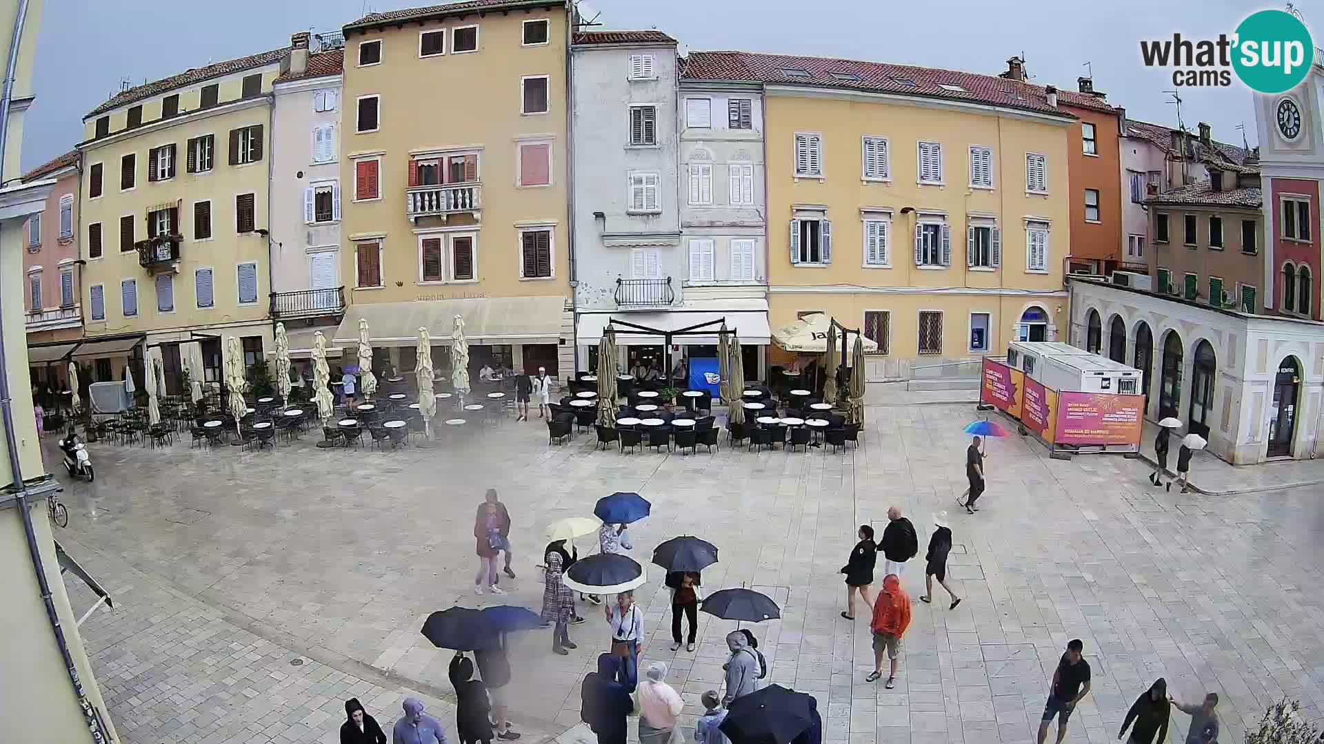 Webcam Rovinj Zentrum – Hauptplatz in Echtzeit