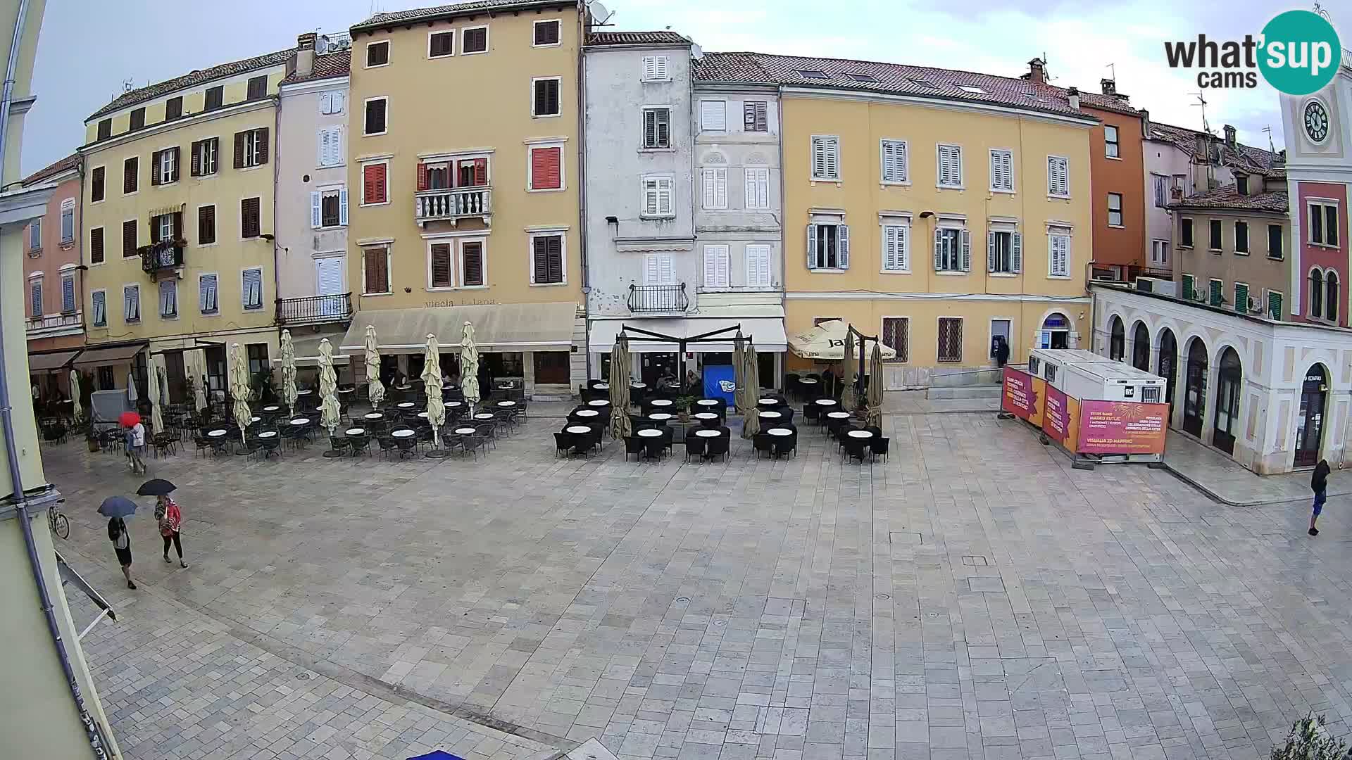 Webcam Rovinj Center – Plaza Principal