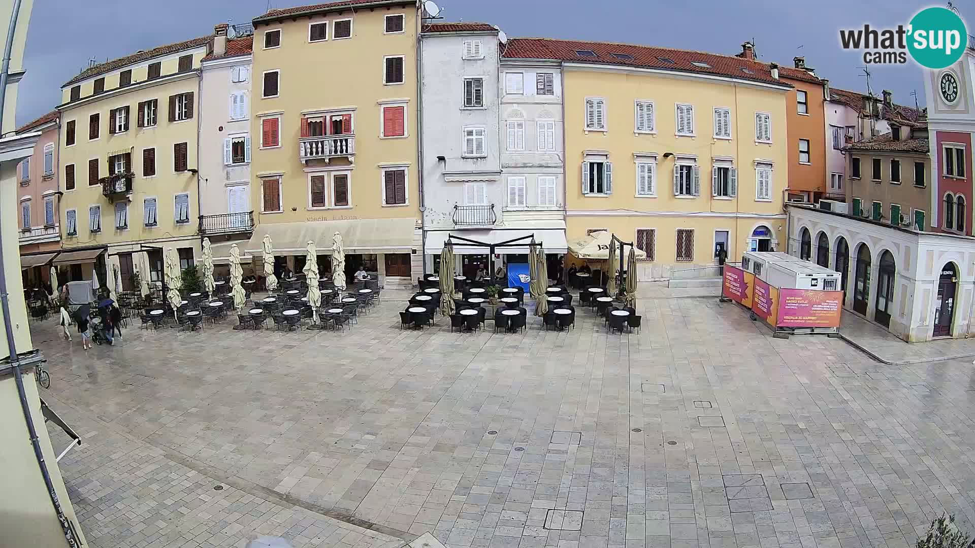 Webcam Rovinj Center – Plaza Principal