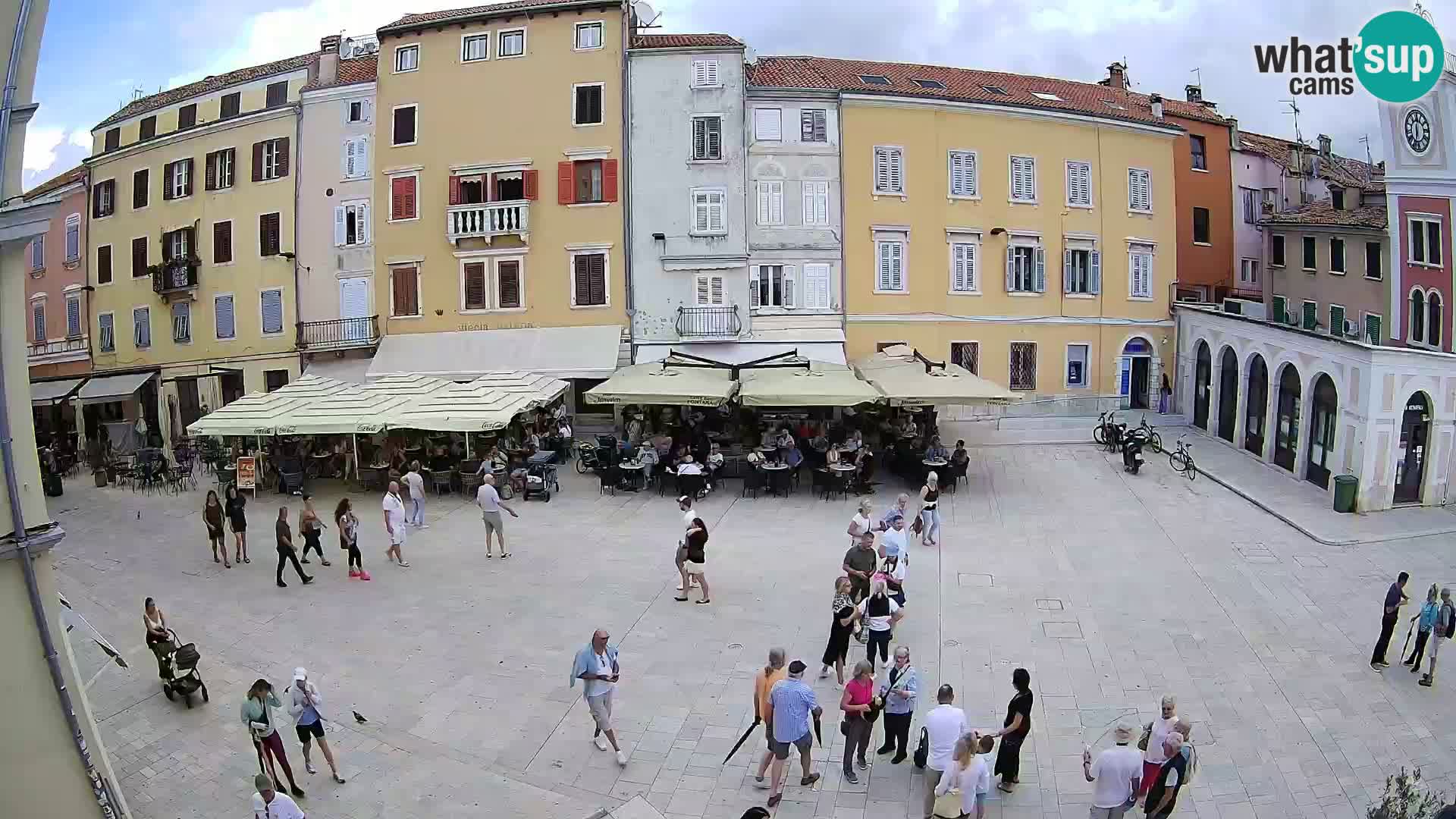 Webcam Rovinj Zentrum – Hauptplatz in Echtzeit