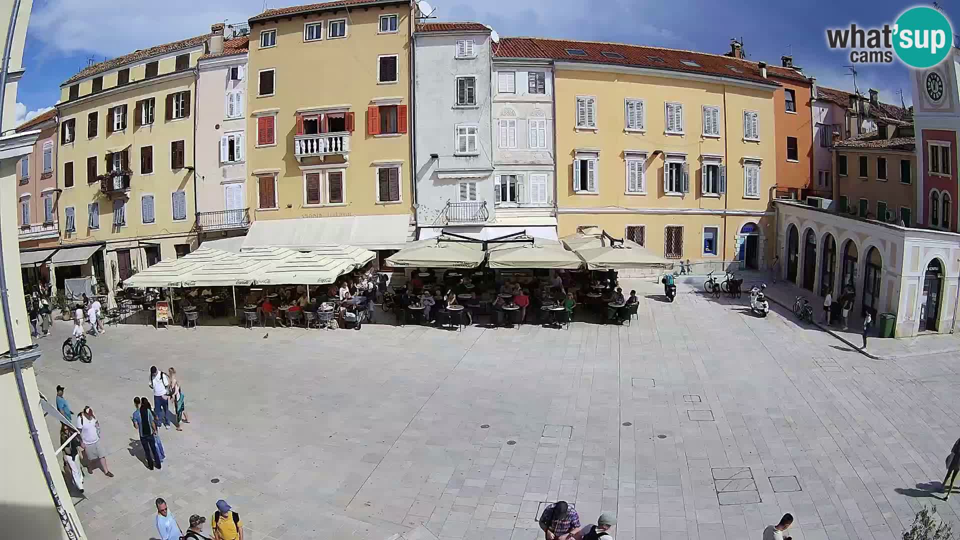 Webcam Rovinj Zentrum – Hauptplatz in Echtzeit