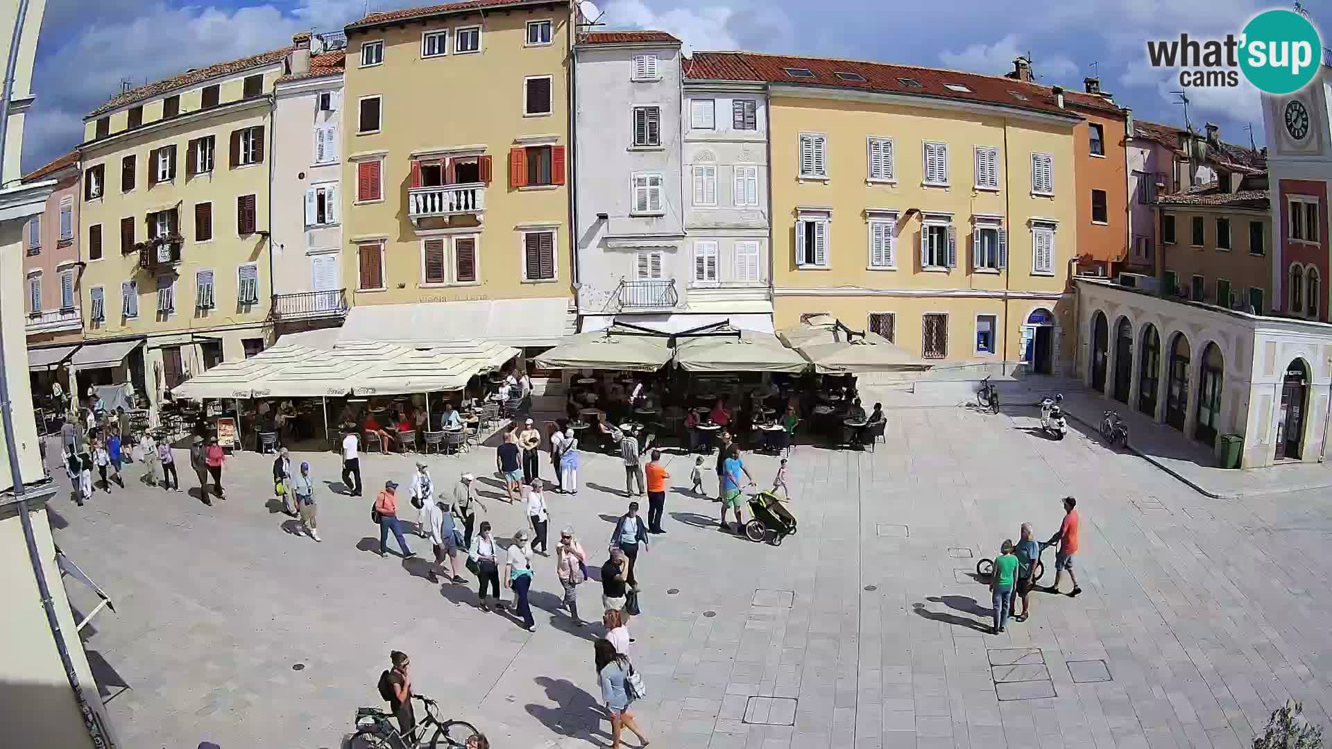 Webcam Rovinj Zentrum – Hauptplatz in Echtzeit