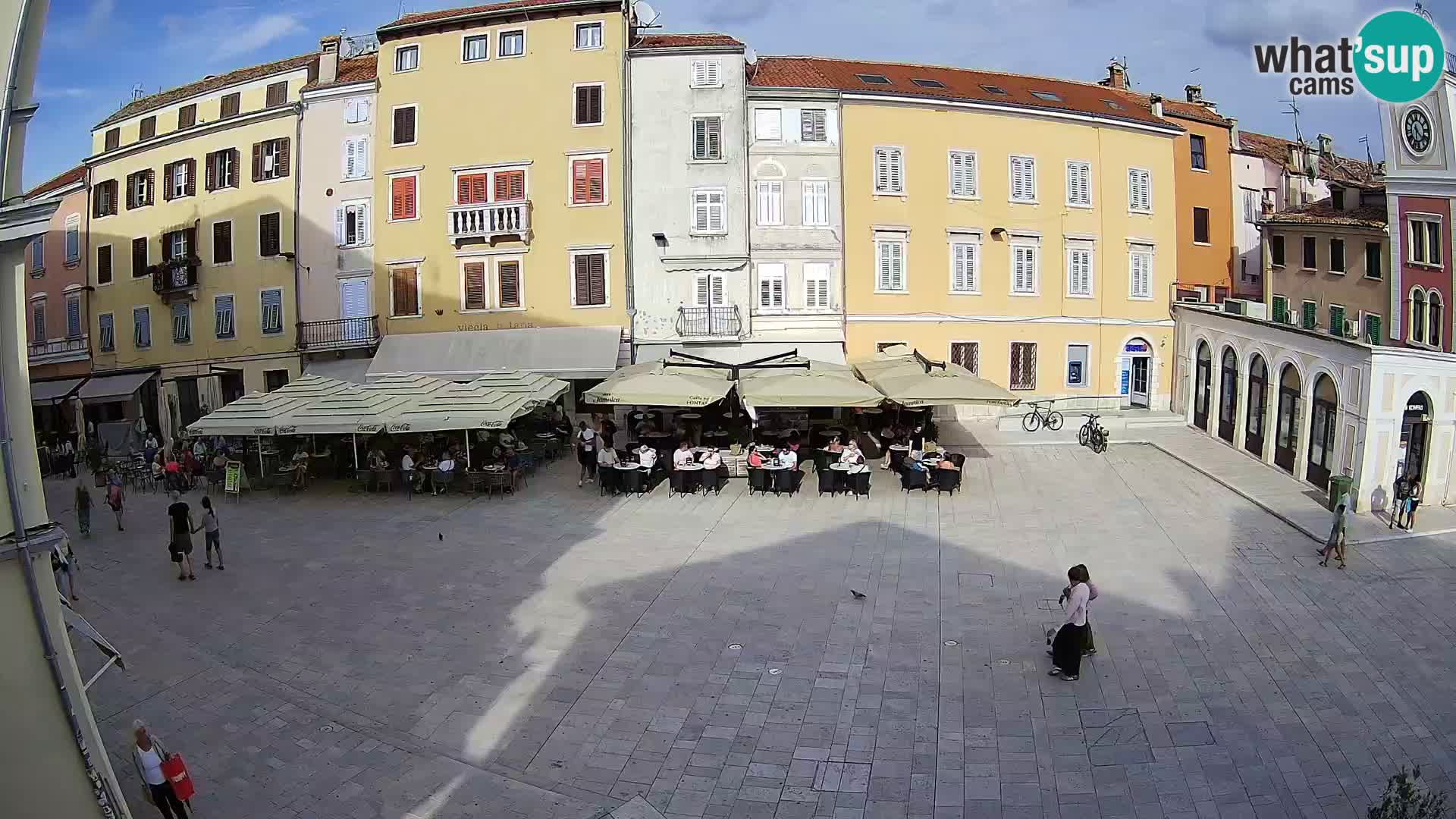 Webcam Rovinj Zentrum – Hauptplatz in Echtzeit