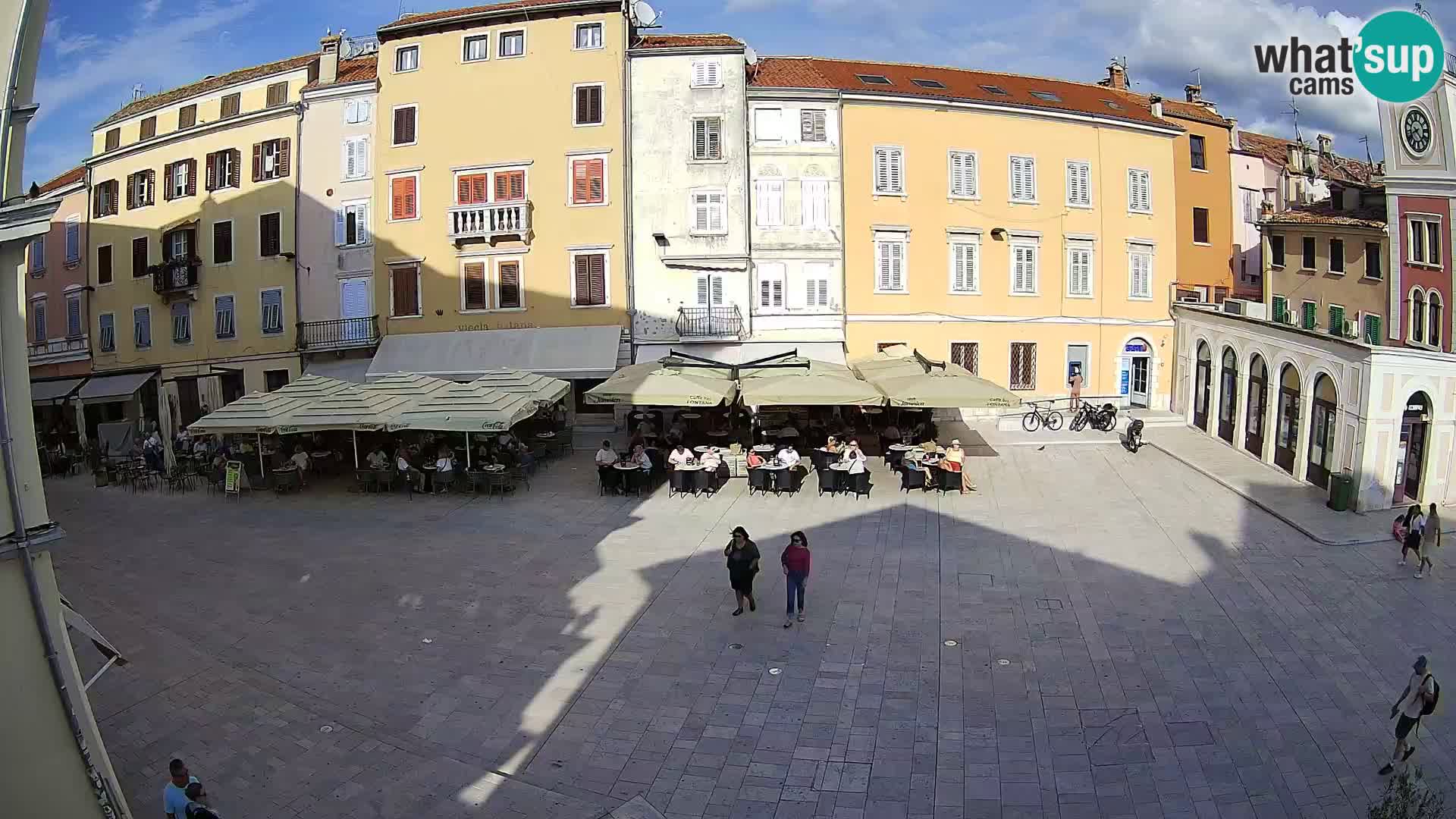 Webcam Rovinj Zentrum – Hauptplatz in Echtzeit