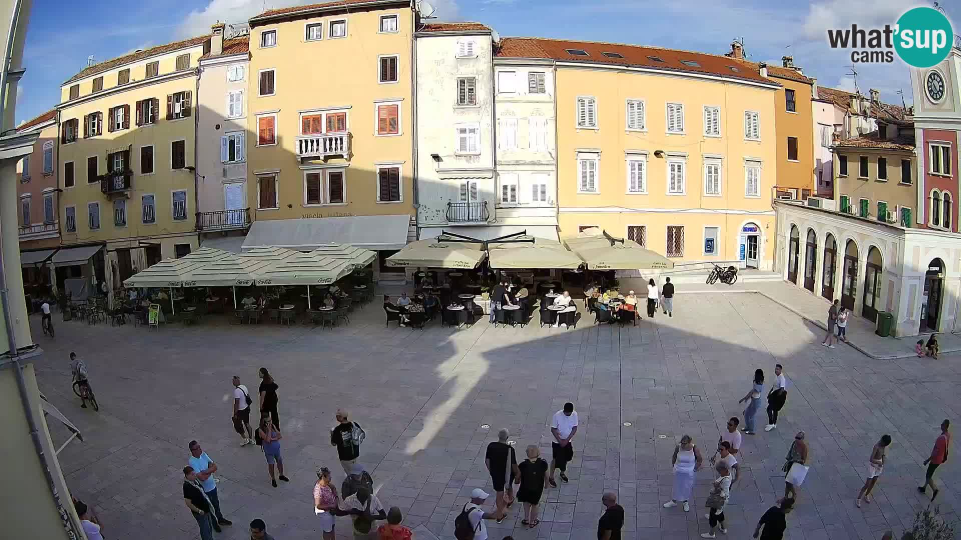 Webcam Rovinj Zentrum – Hauptplatz in Echtzeit