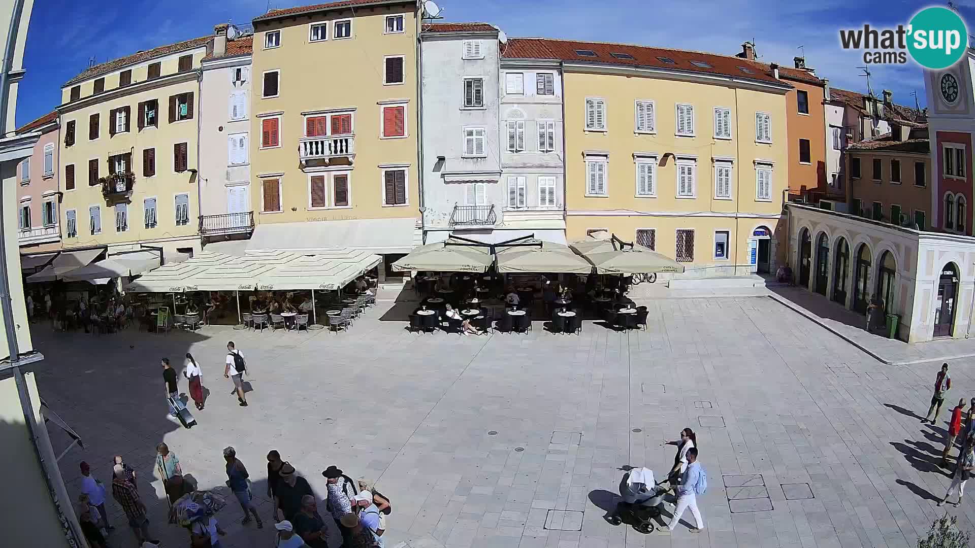 Webcam Rovinj Zentrum – Hauptplatz in Echtzeit