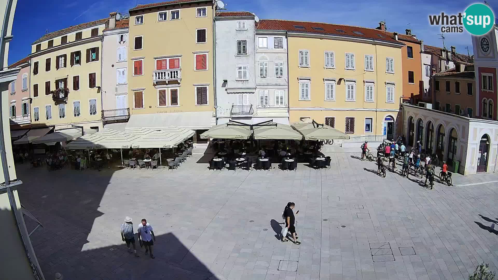 Webcam Rovinj Zentrum – Hauptplatz in Echtzeit
