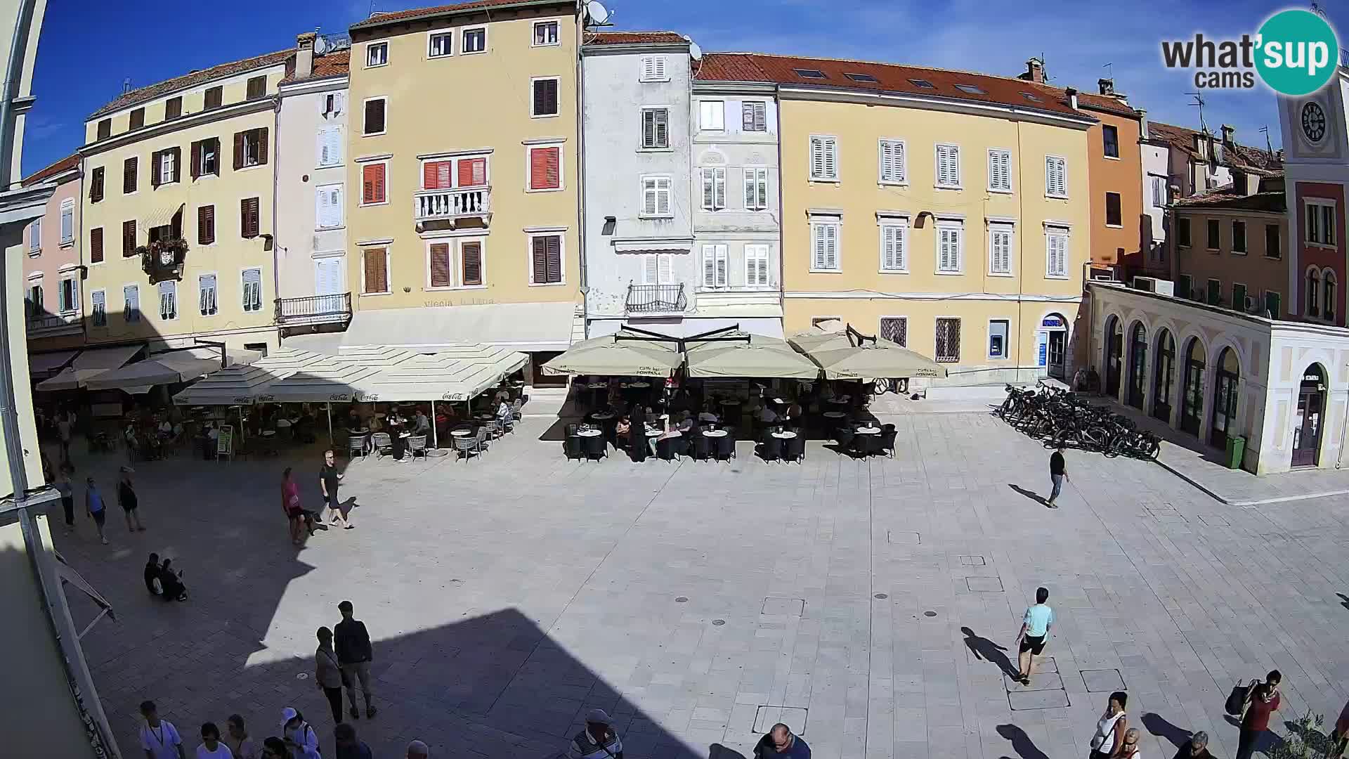 Webcam Rovinj Center – Plaza Principal