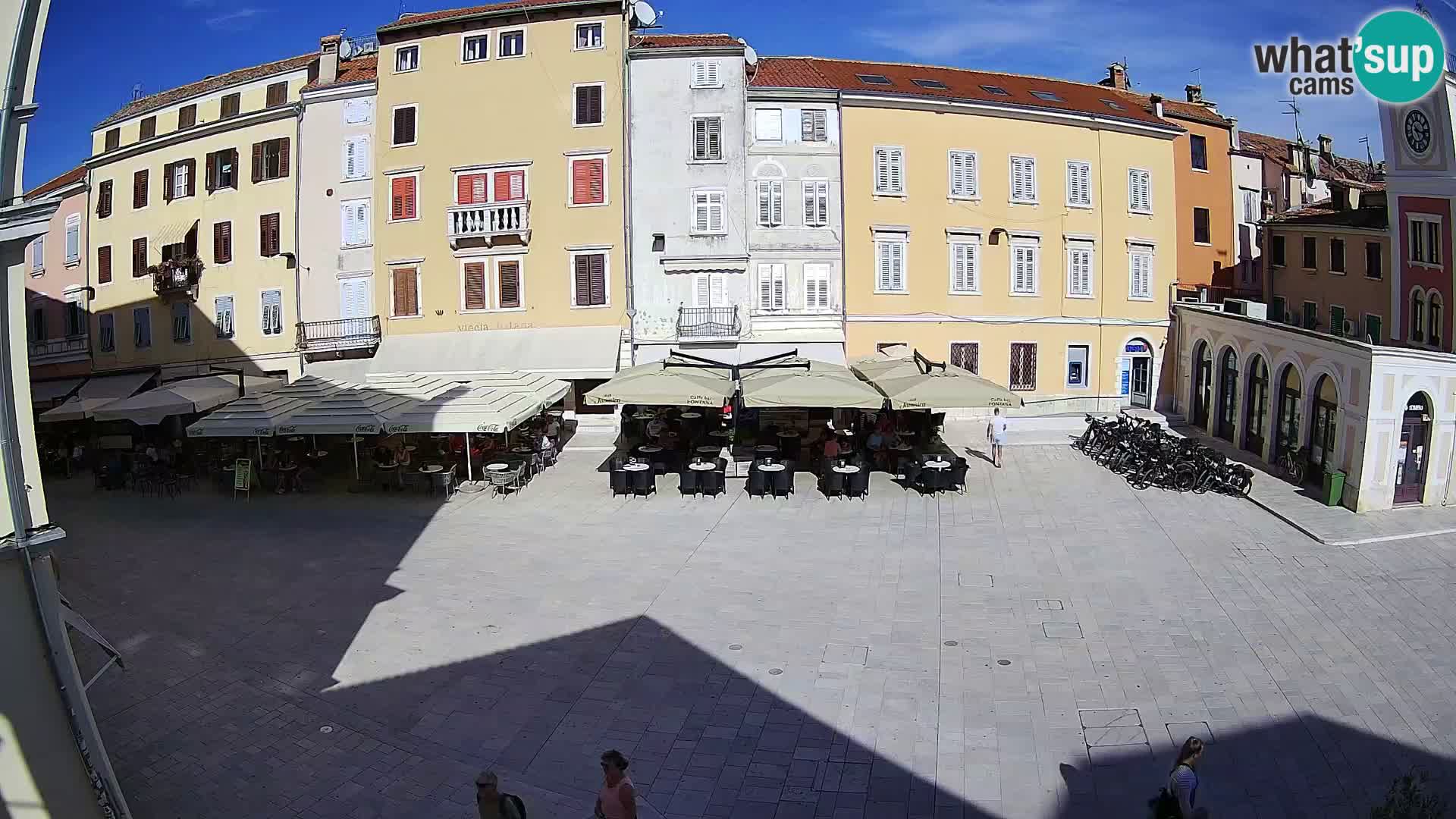 Webcam Rovinj Zentrum – Hauptplatz in Echtzeit