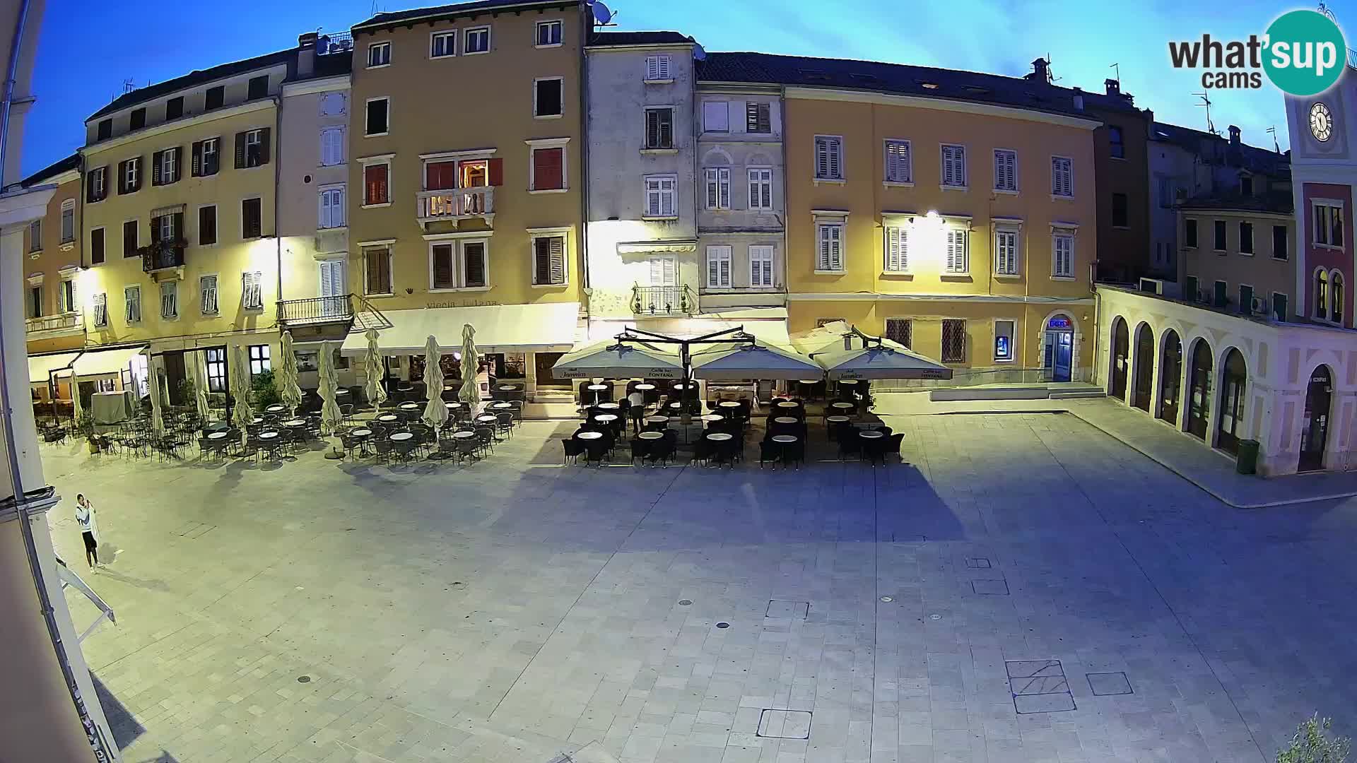 Webcam Rovinj Zentrum – Hauptplatz in Echtzeit