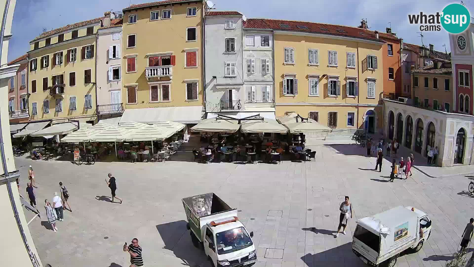 Webcam Rovinj Zentrum – Hauptplatz in Echtzeit