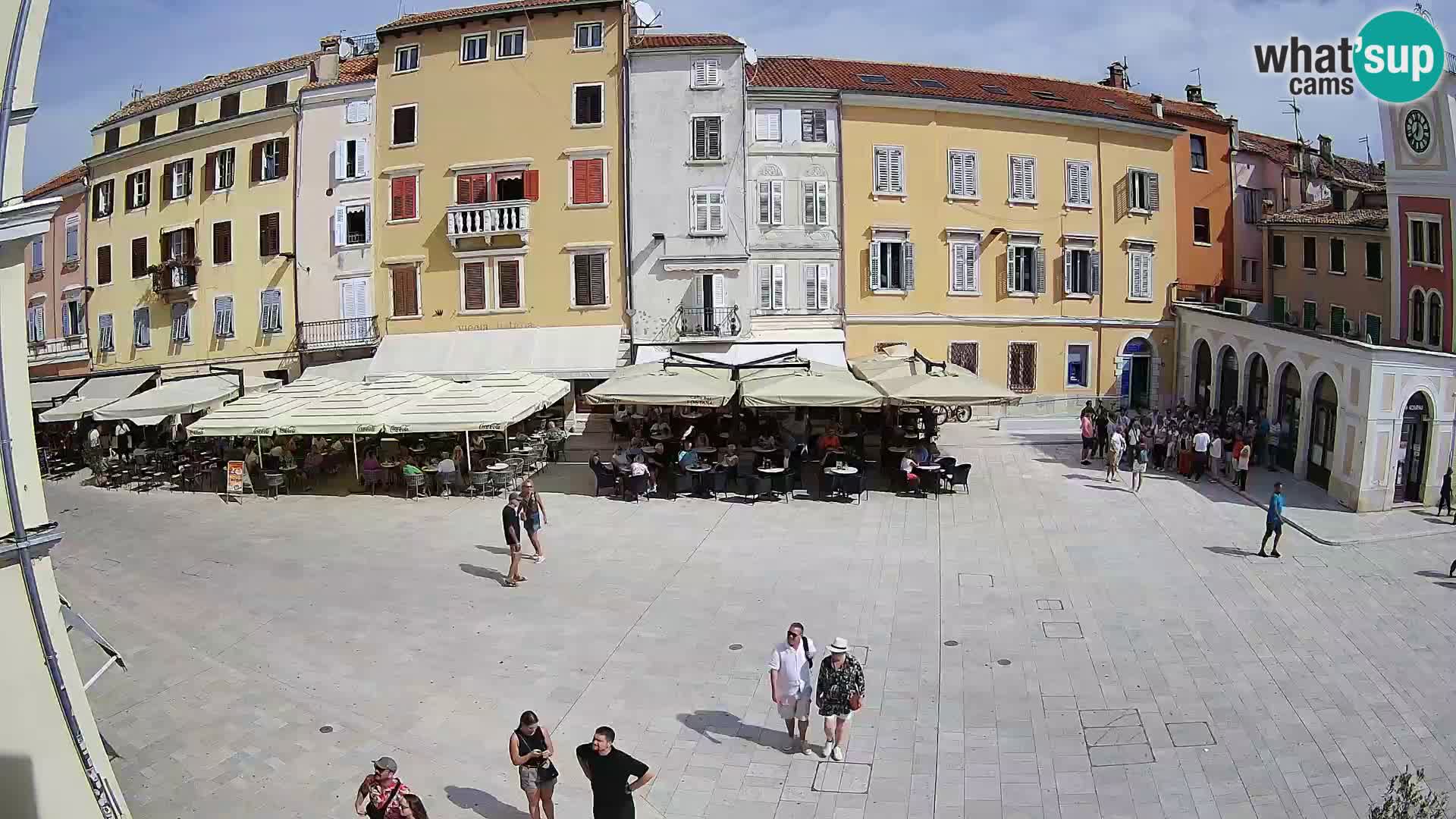 Webcam Rovinj Zentrum – Hauptplatz in Echtzeit