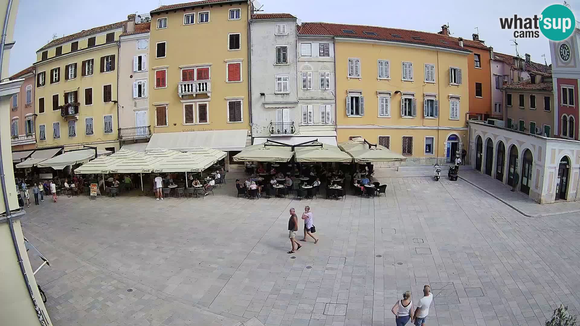 Webcam Rovinj Zentrum – Hauptplatz in Echtzeit
