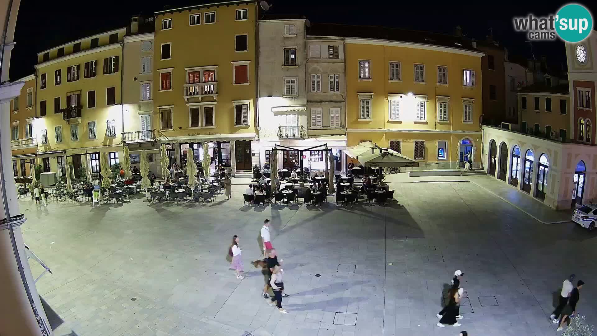 Webcam Rovinj Zentrum – Hauptplatz in Echtzeit