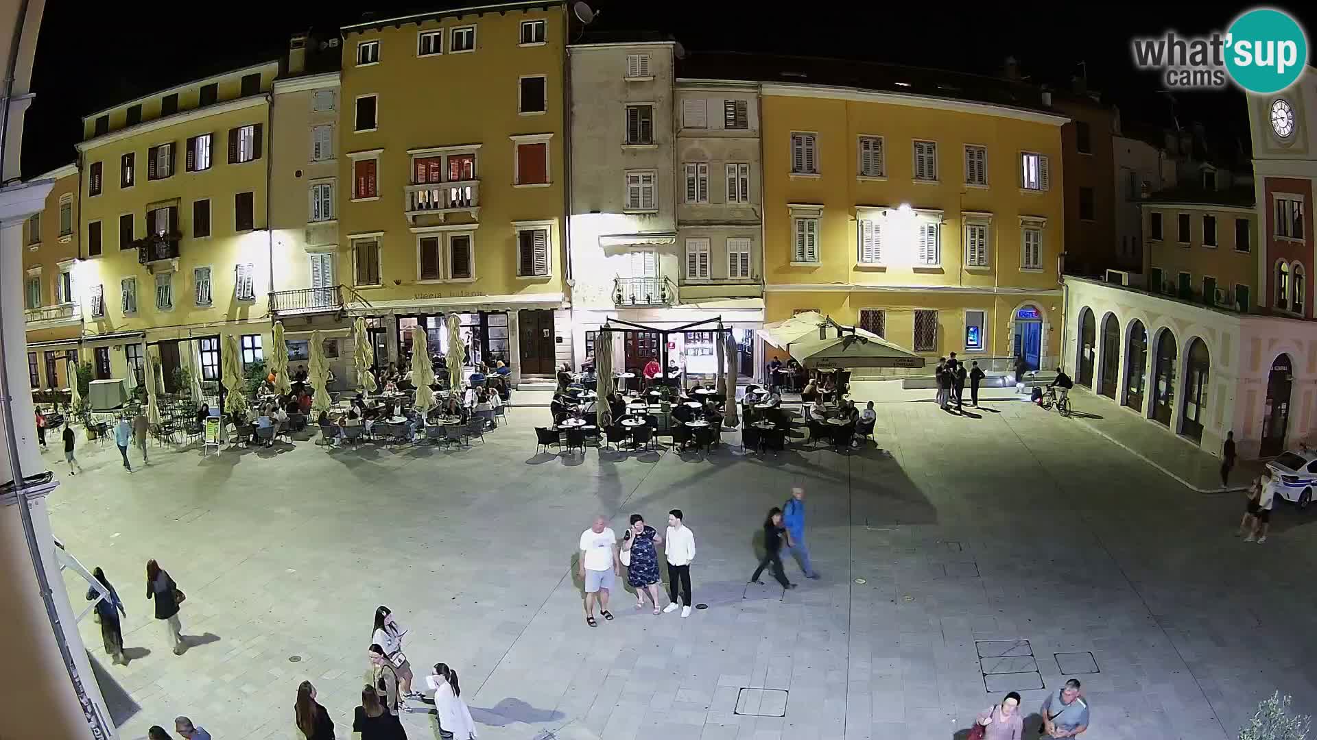Webcam Rovinj Zentrum – Hauptplatz in Echtzeit