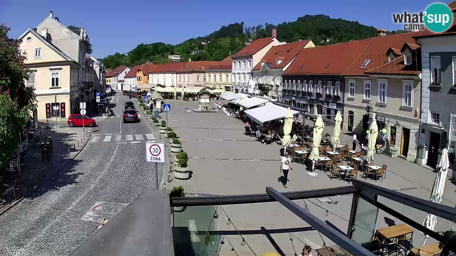 Samobor – Place centrale dédié au roi Tomislav