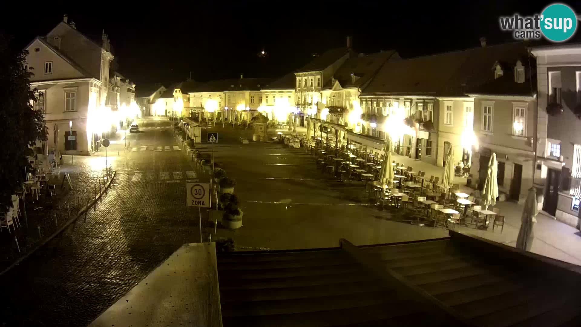 Samobor – Place centrale dédié au roi Tomislav