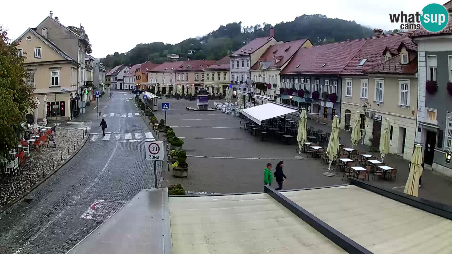 Samobor – Place centrale dédié au roi Tomislav