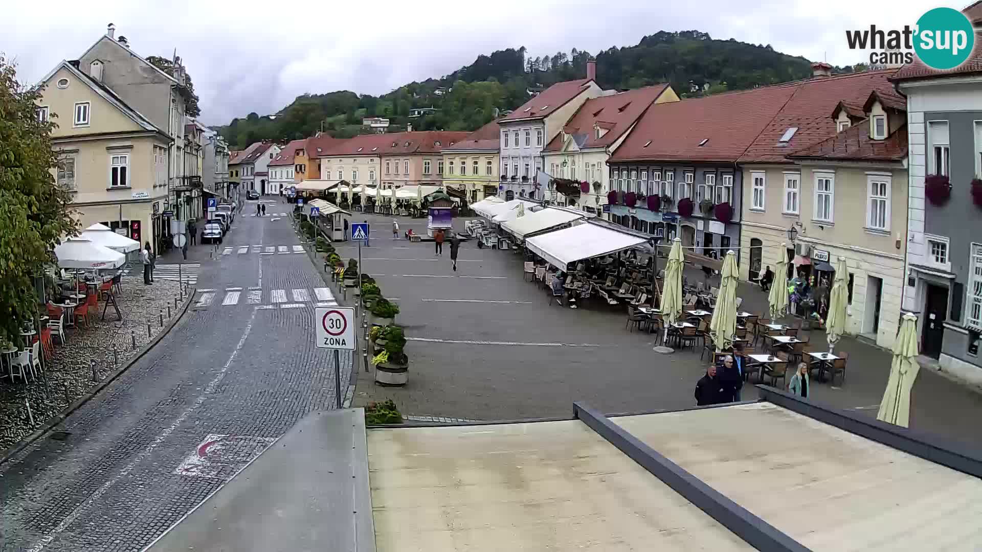 Samobor – Place centrale dédié au roi Tomislav