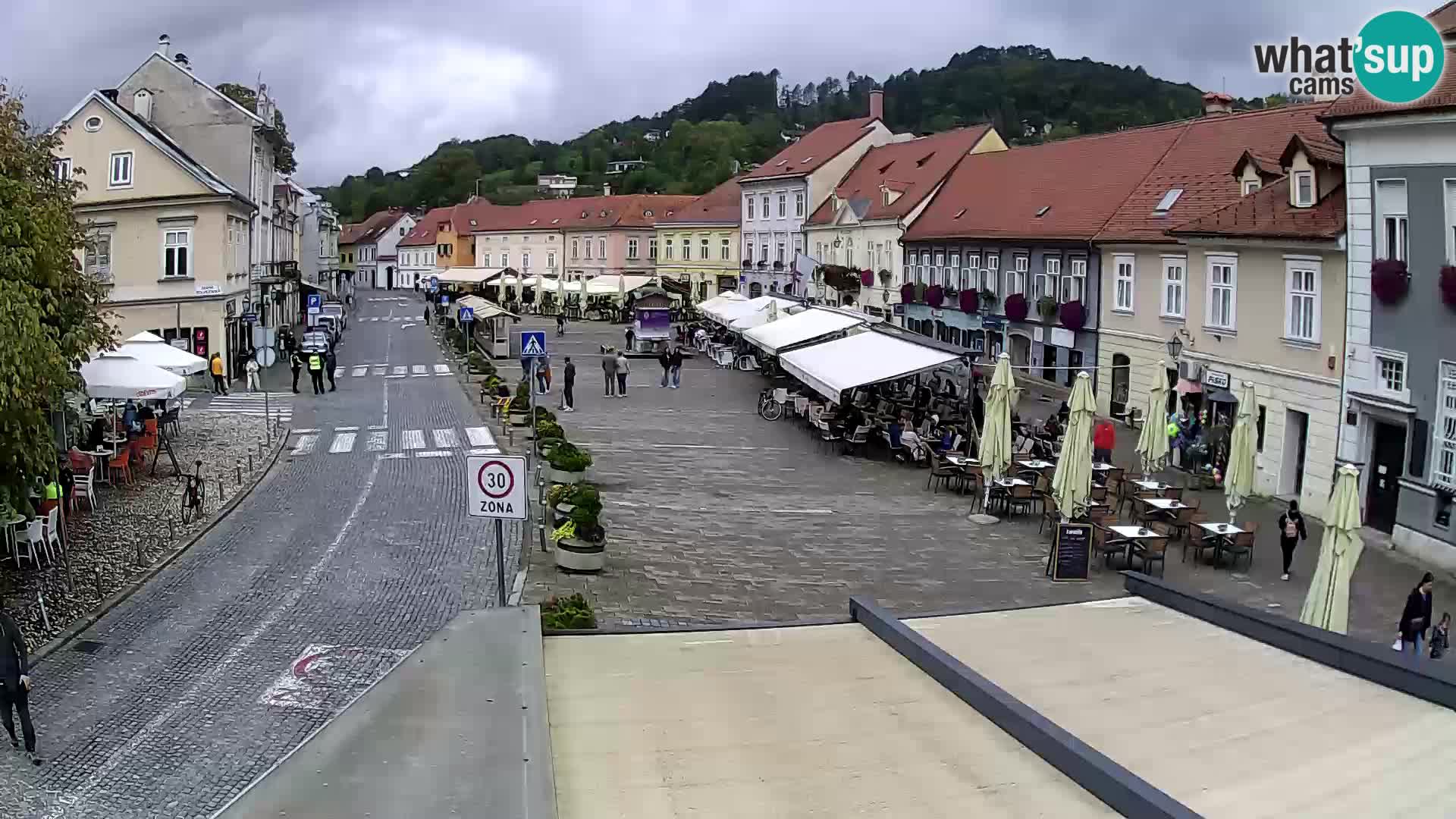 Samobor – Place centrale dédié au roi Tomislav