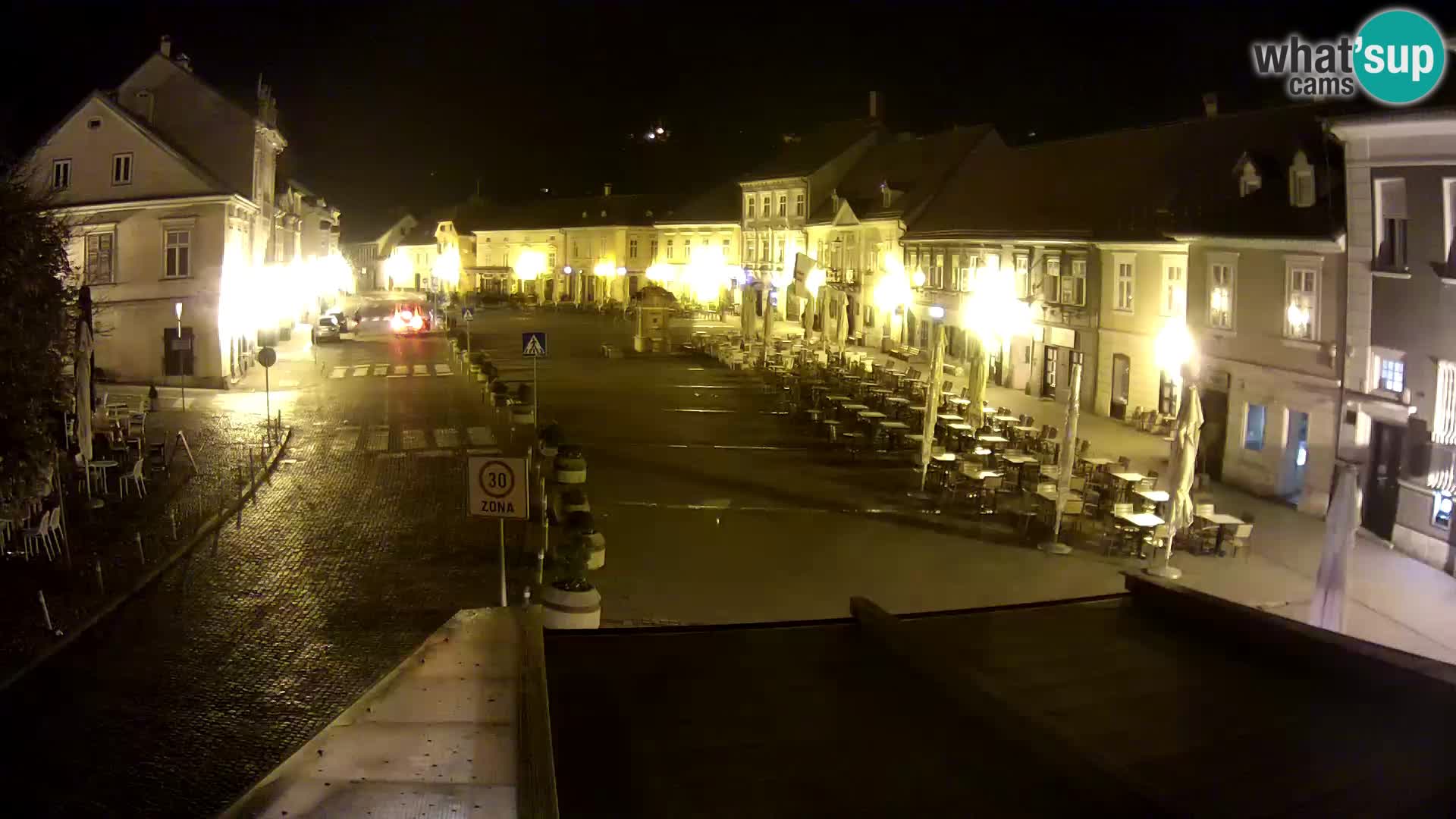 Samobor – Place centrale dédié au roi Tomislav