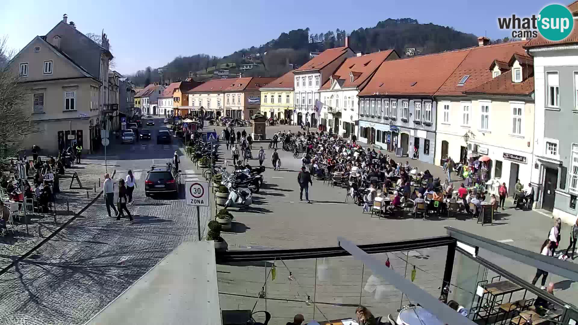 Samobor – Place centrale dédié au roi Tomislav