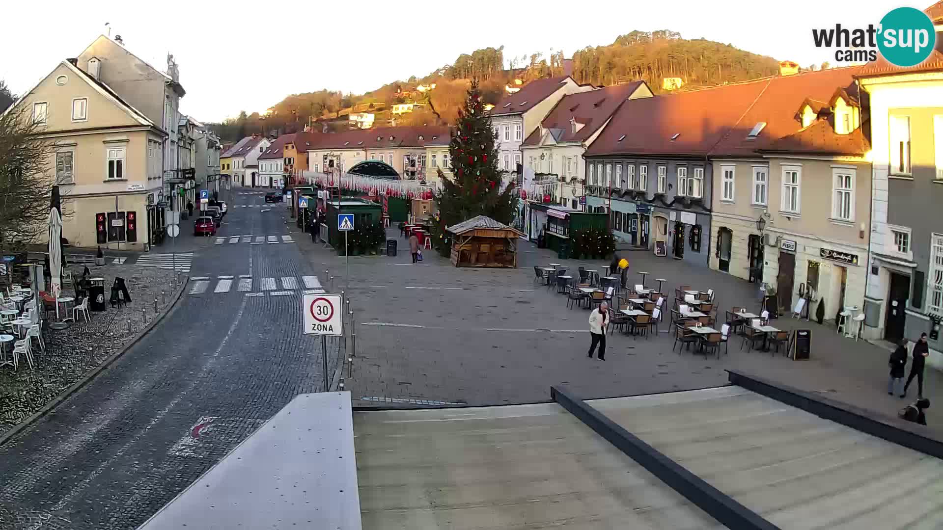 Samobor – Place centrale dédié au roi Tomislav