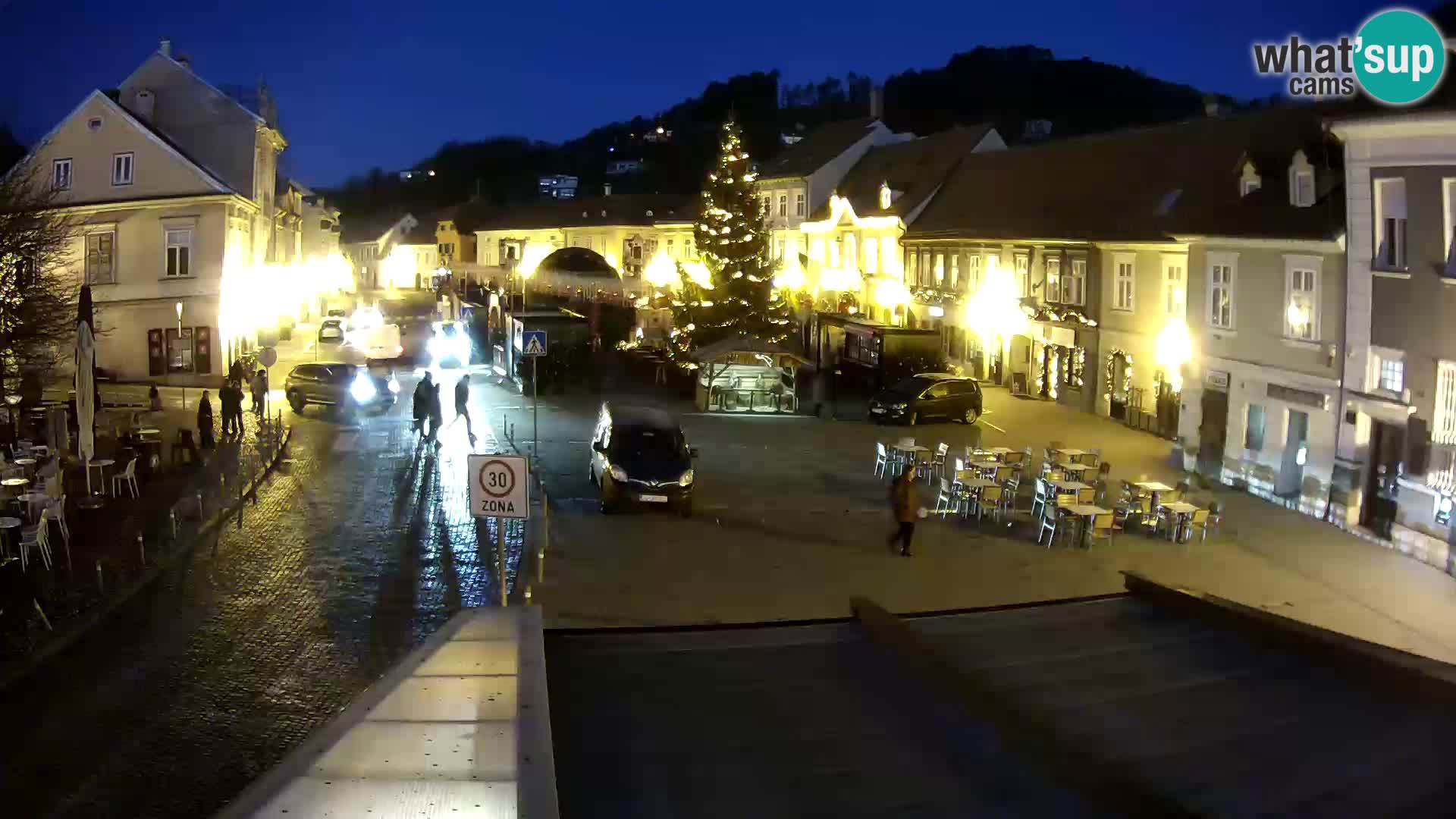 Samobor – Place centrale dédié au roi Tomislav