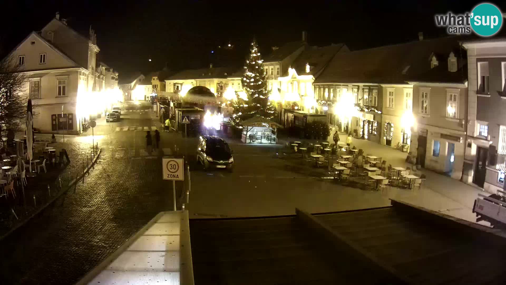 Samobor – Place centrale dédié au roi Tomislav