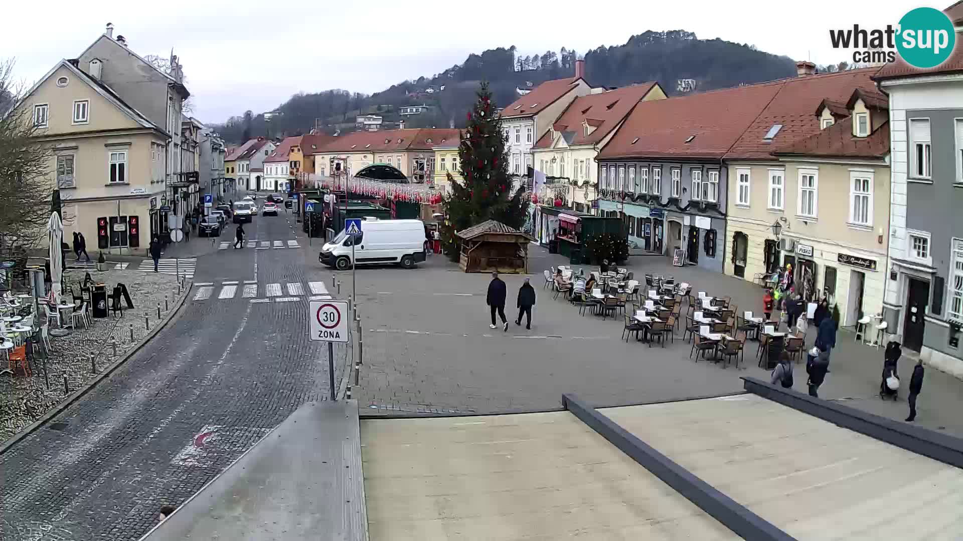 Samobor – Place centrale dédié au roi Tomislav