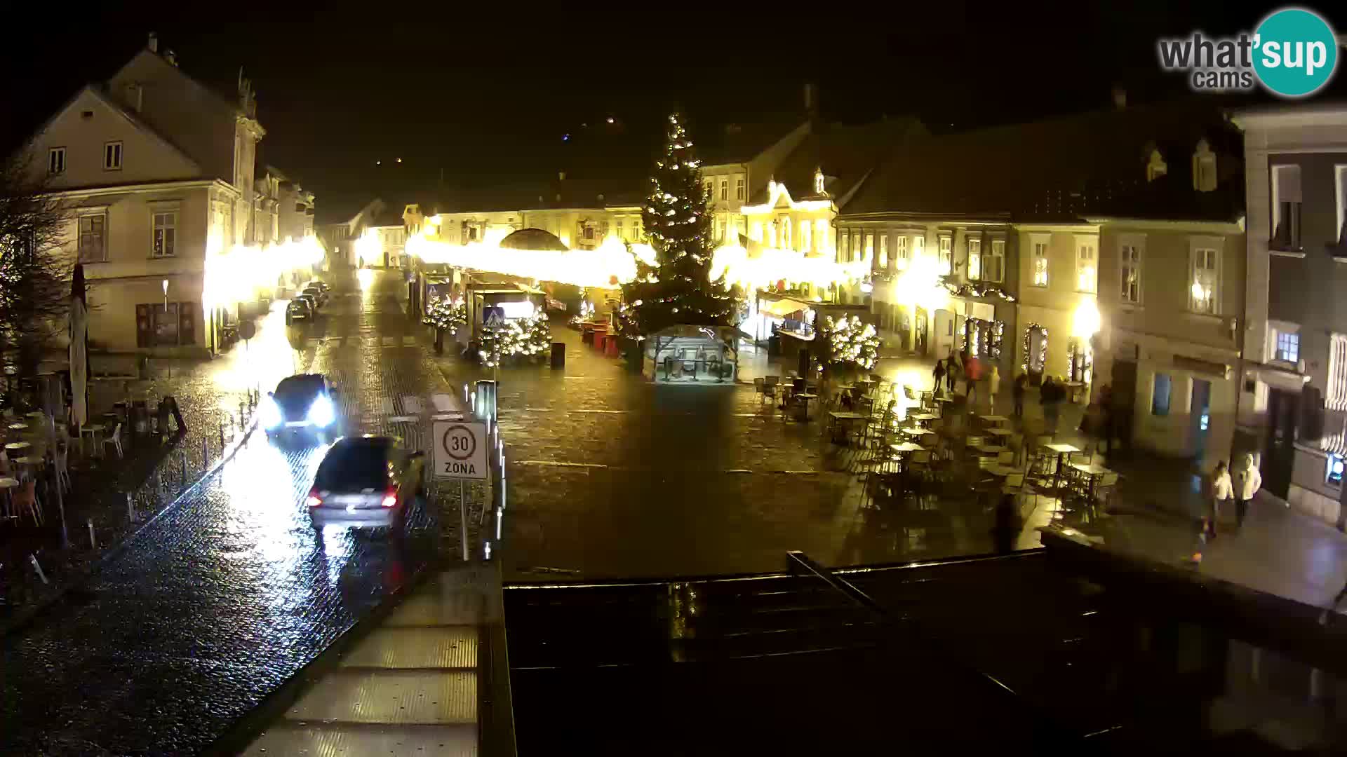 Samobor – Place centrale dédié au roi Tomislav