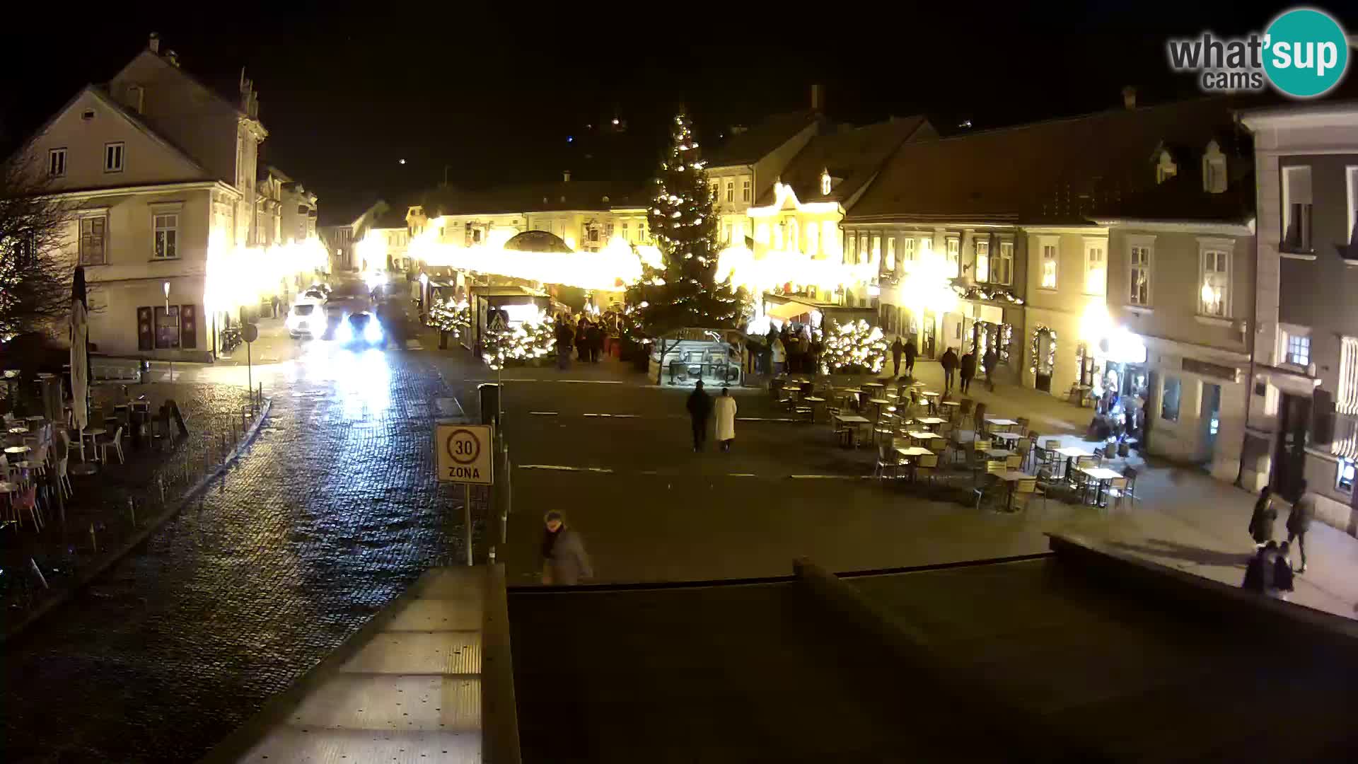 Samobor – Place centrale dédié au roi Tomislav