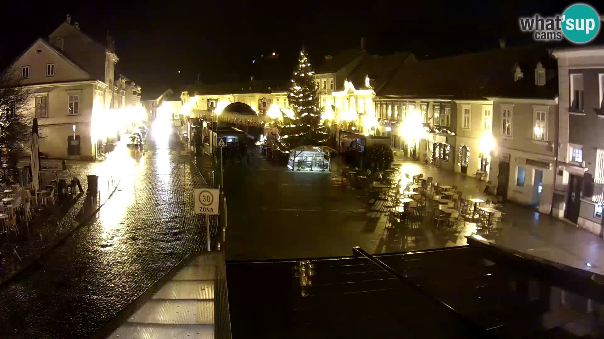 Samobor – Place centrale dédié au roi Tomislav