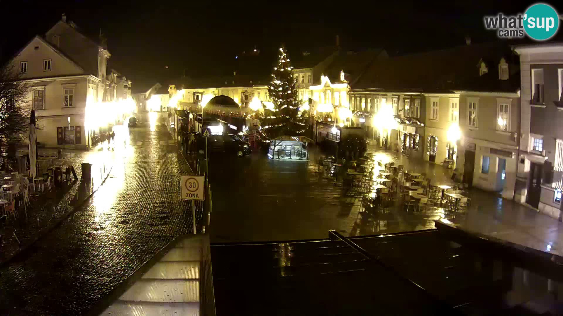 Samobor – Place centrale dédié au roi Tomislav