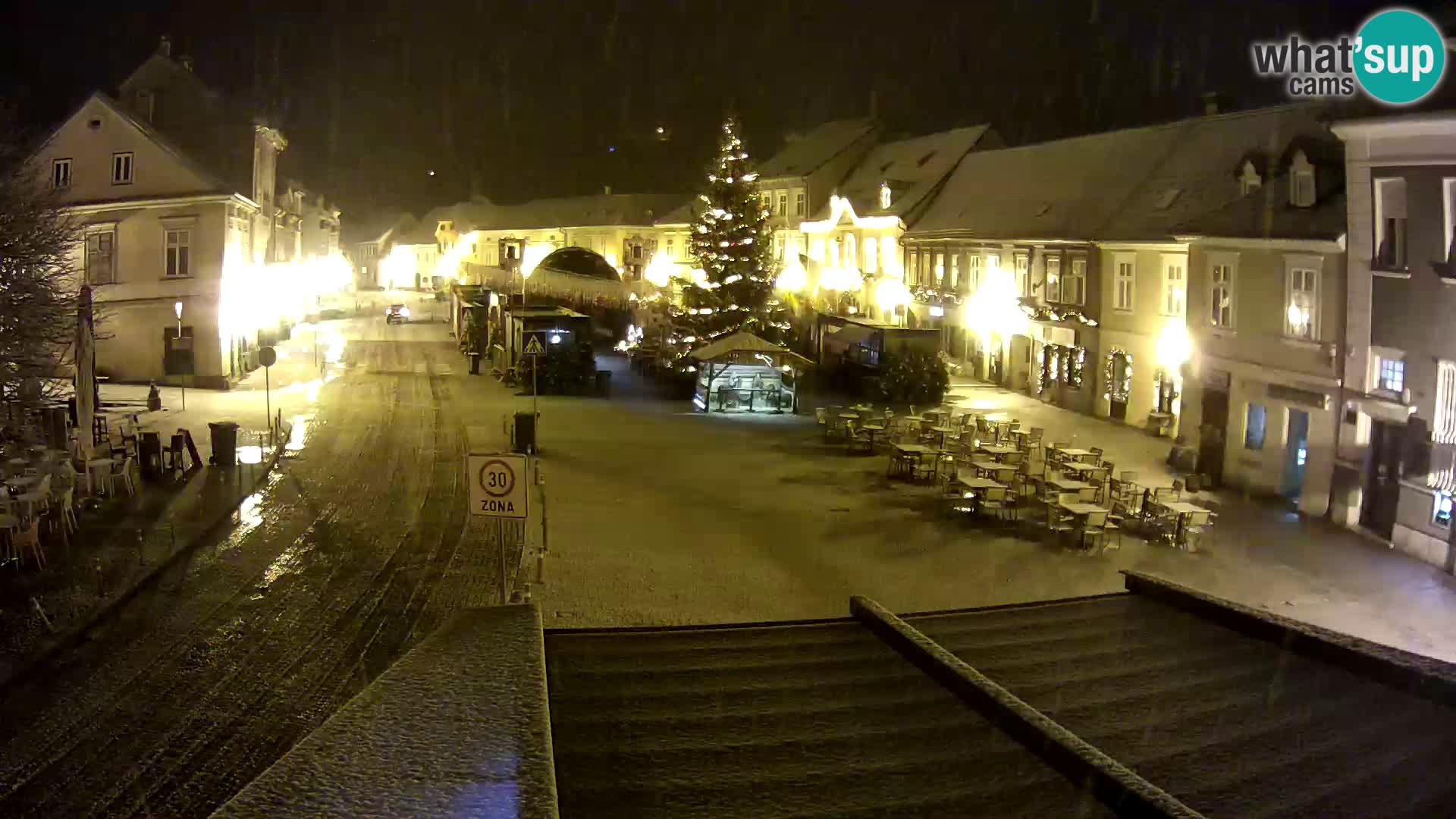 Samobor – Place centrale dédié au roi Tomislav