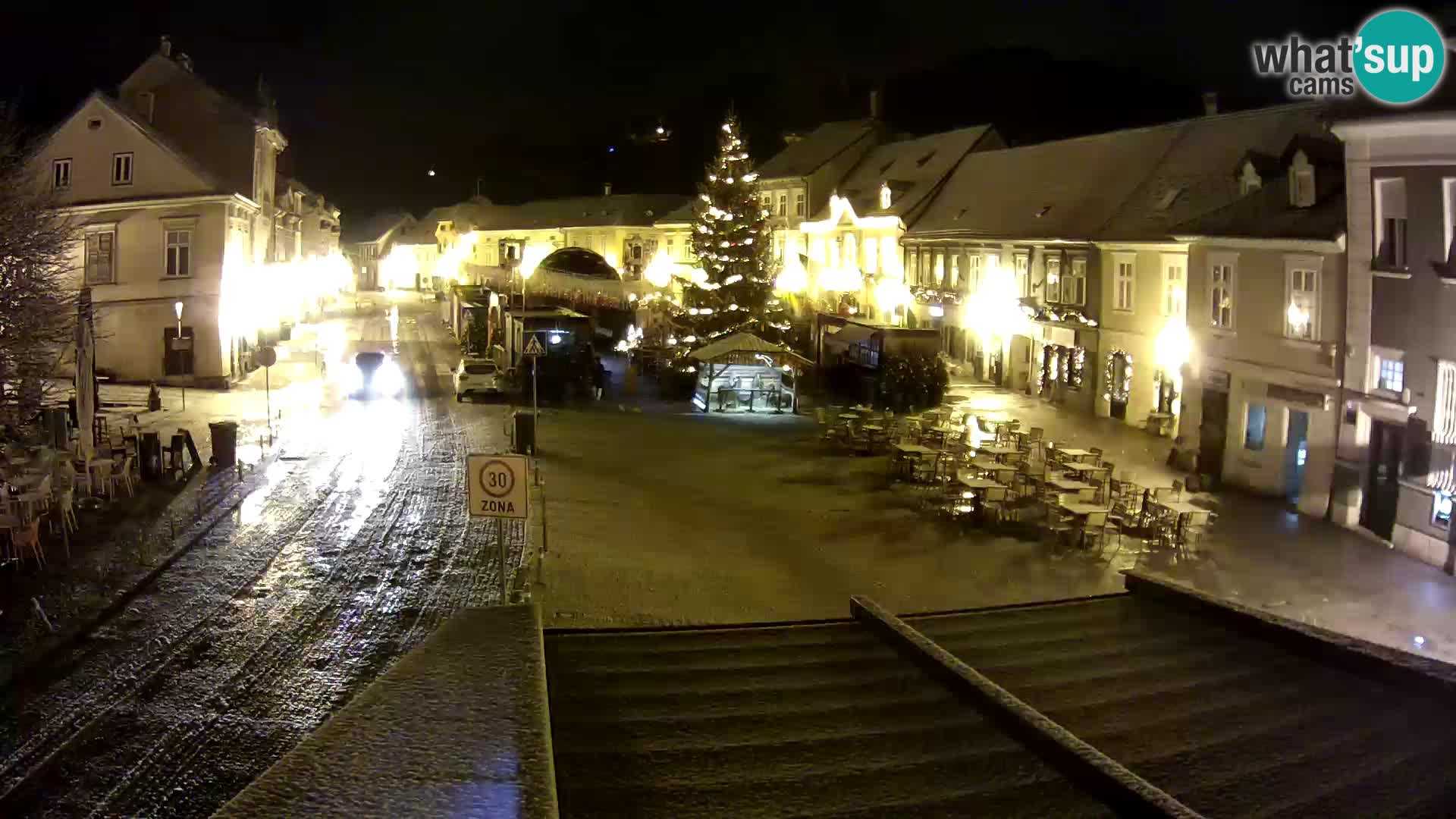 Samobor – Place centrale dédié au roi Tomislav