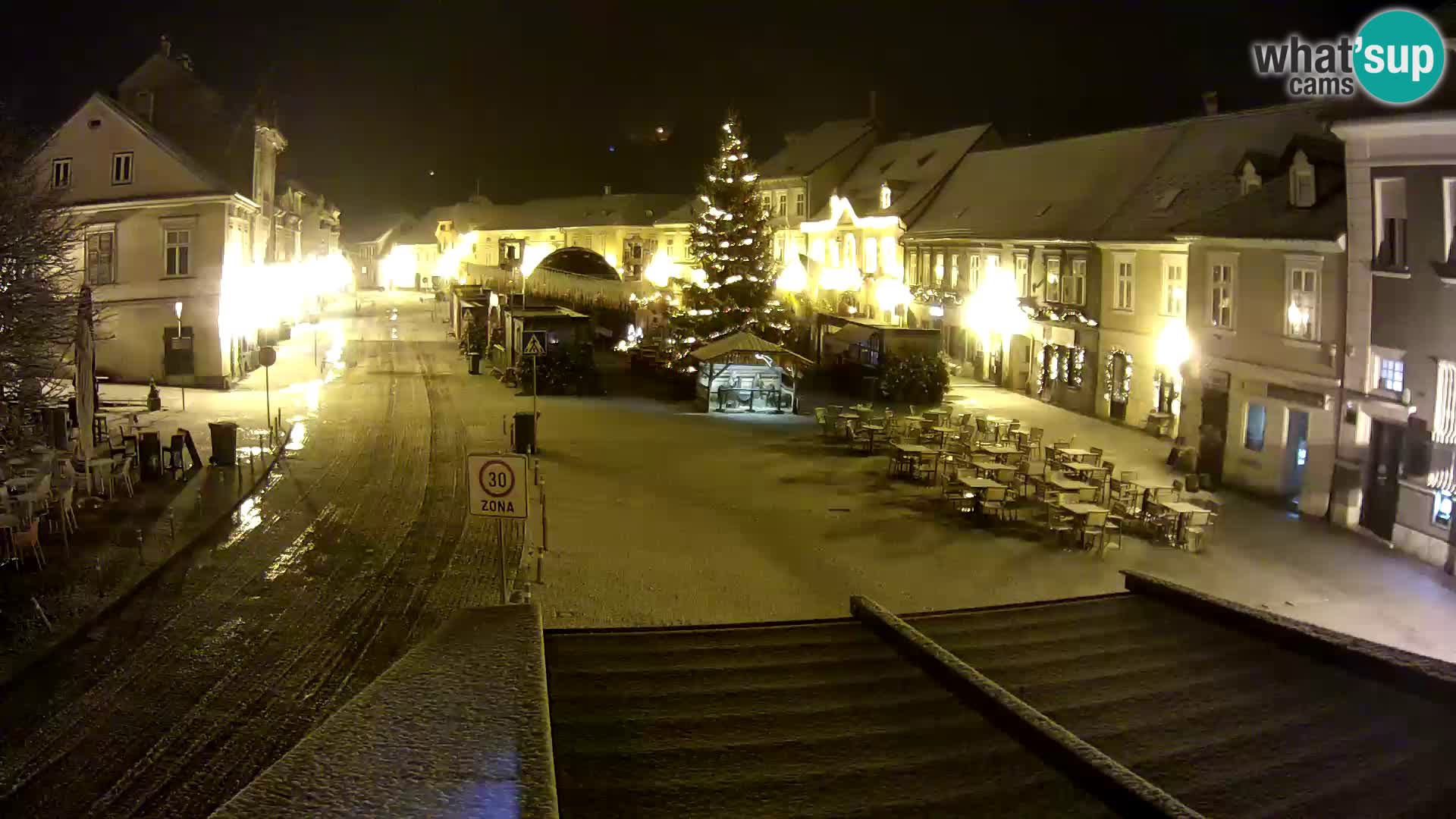 Samobor – Place centrale dédié au roi Tomislav