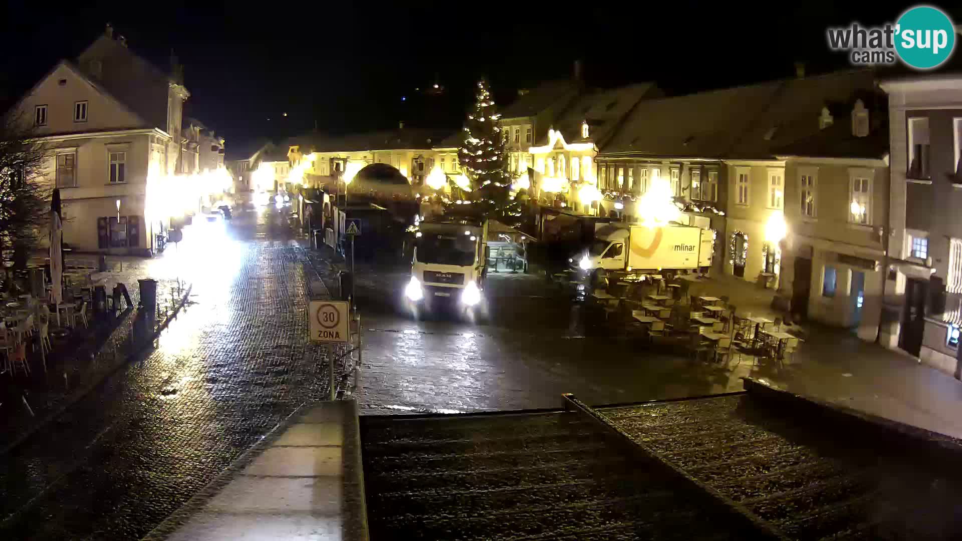 Samobor – Place centrale dédié au roi Tomislav