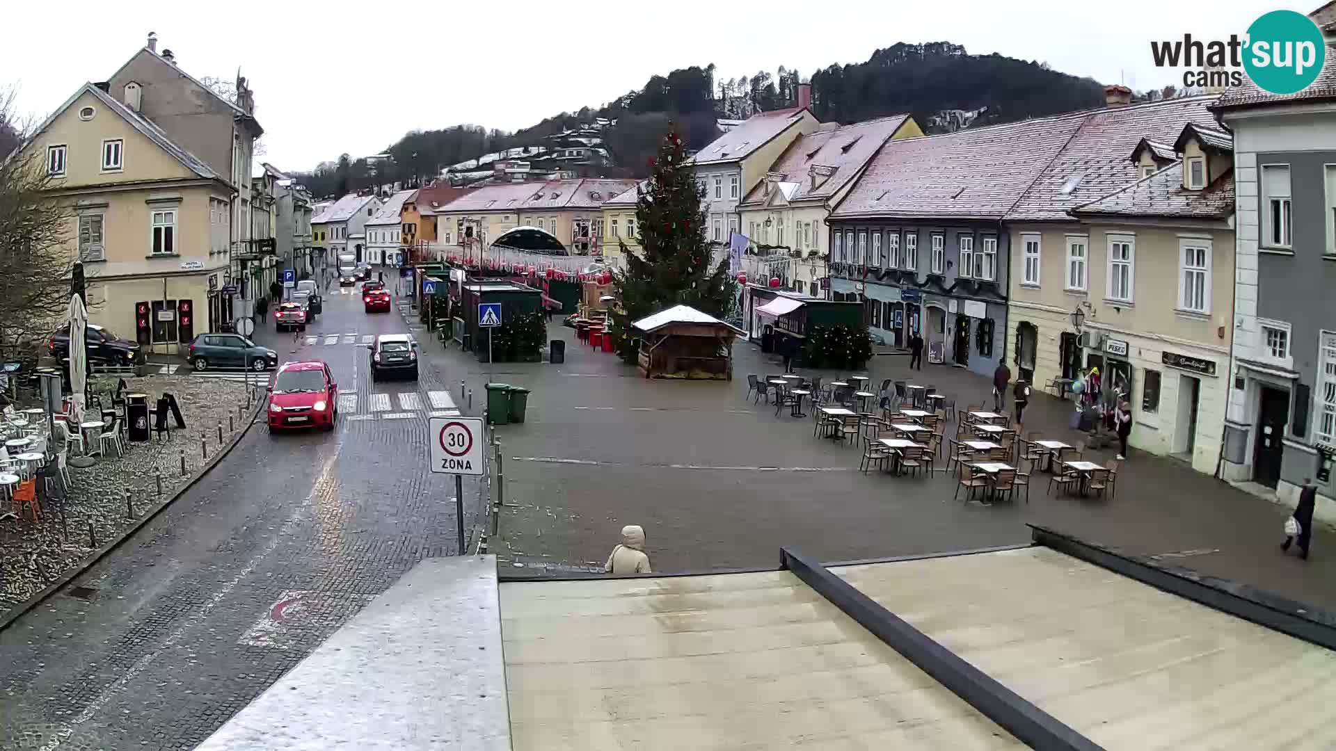 Samobor – Place centrale dédié au roi Tomislav